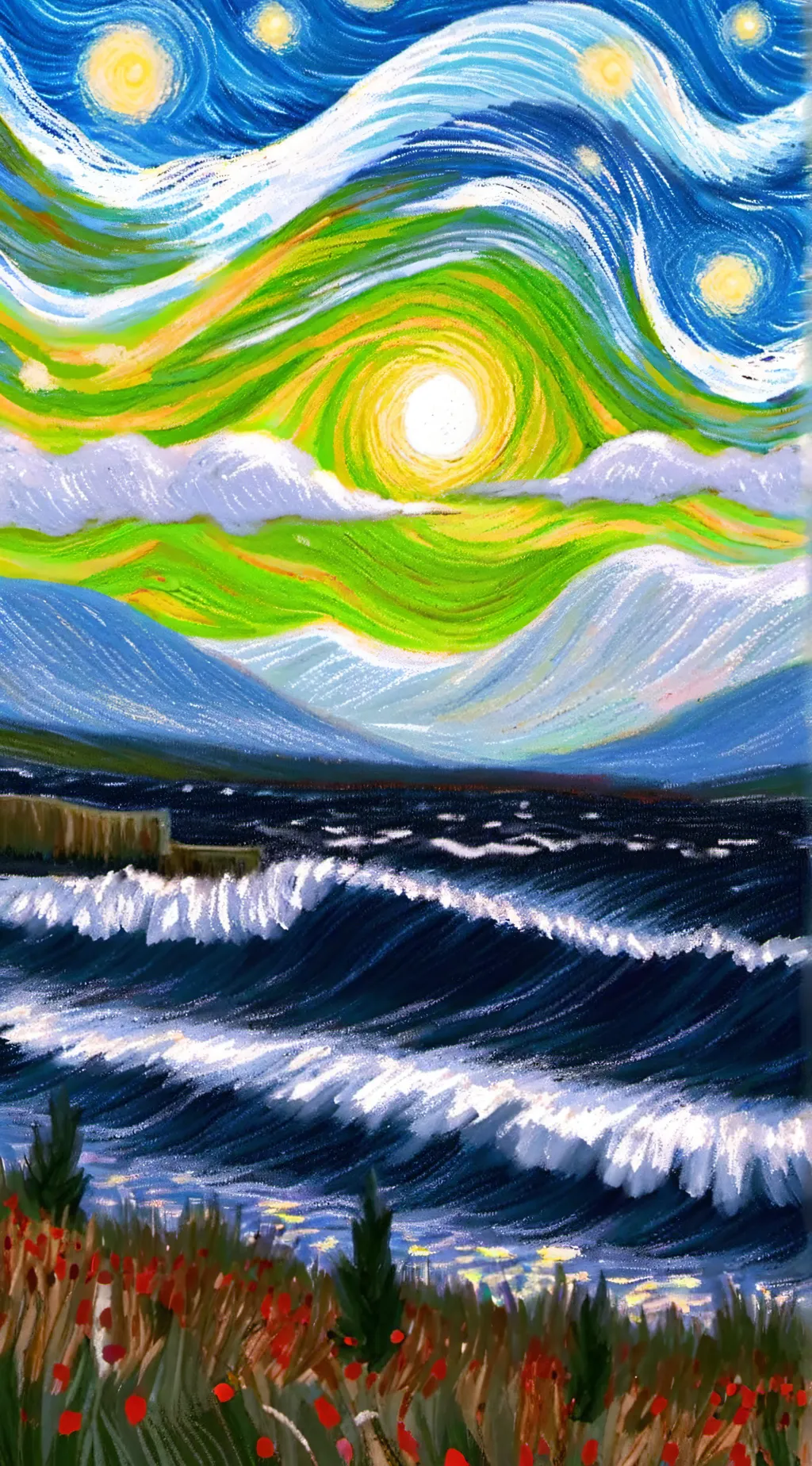 ai character: the end.... background