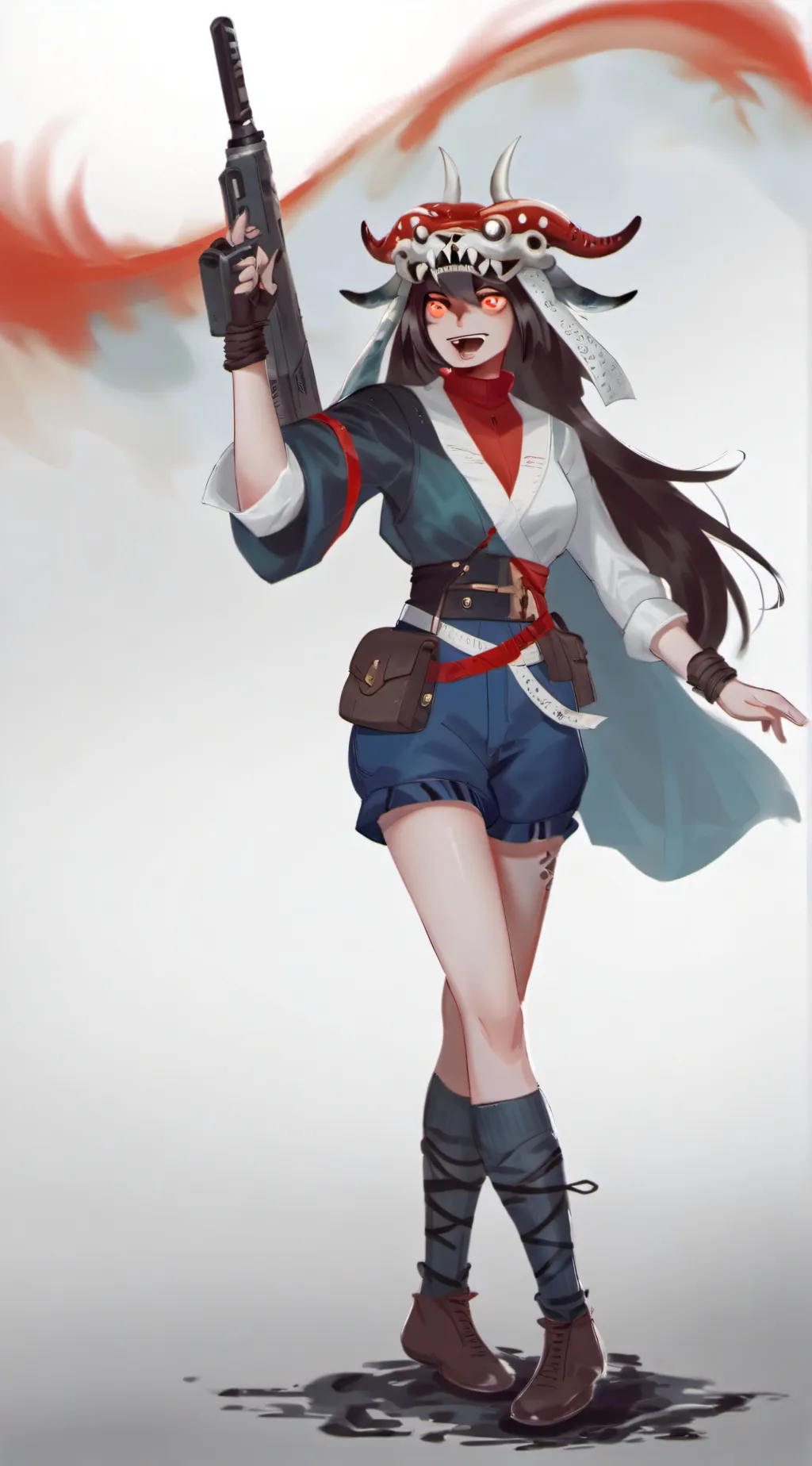 ai character: Luna  background