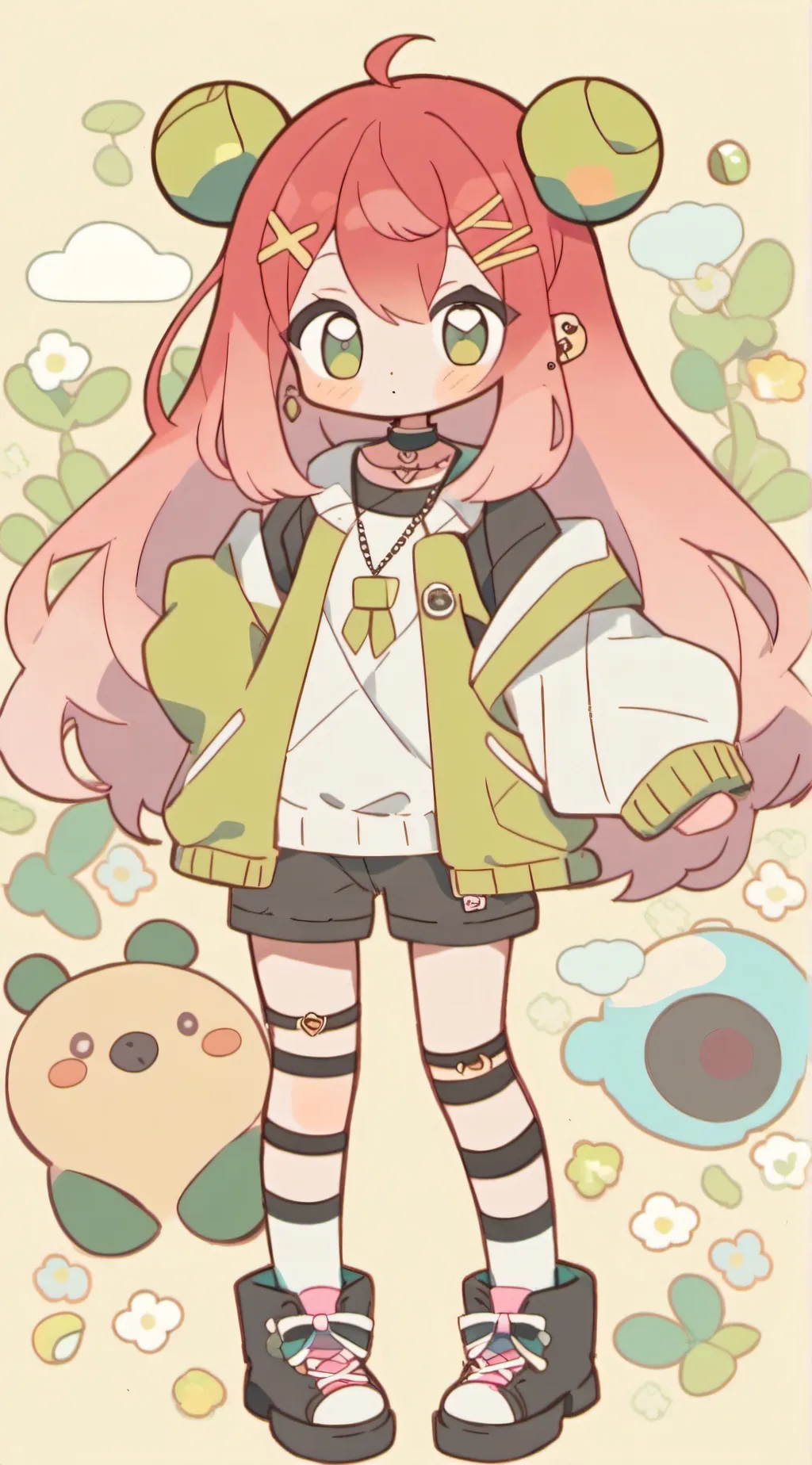 ai character: Sonia Acorn. background