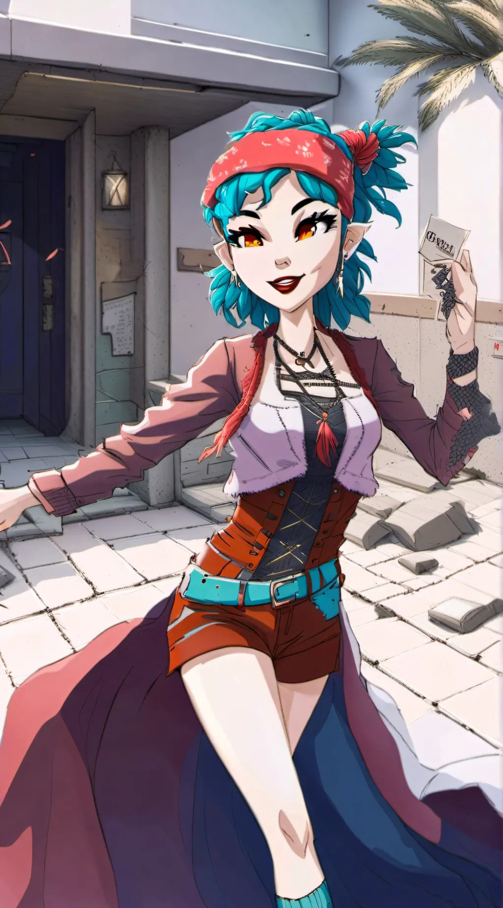 ai character: kiss you on lips  background