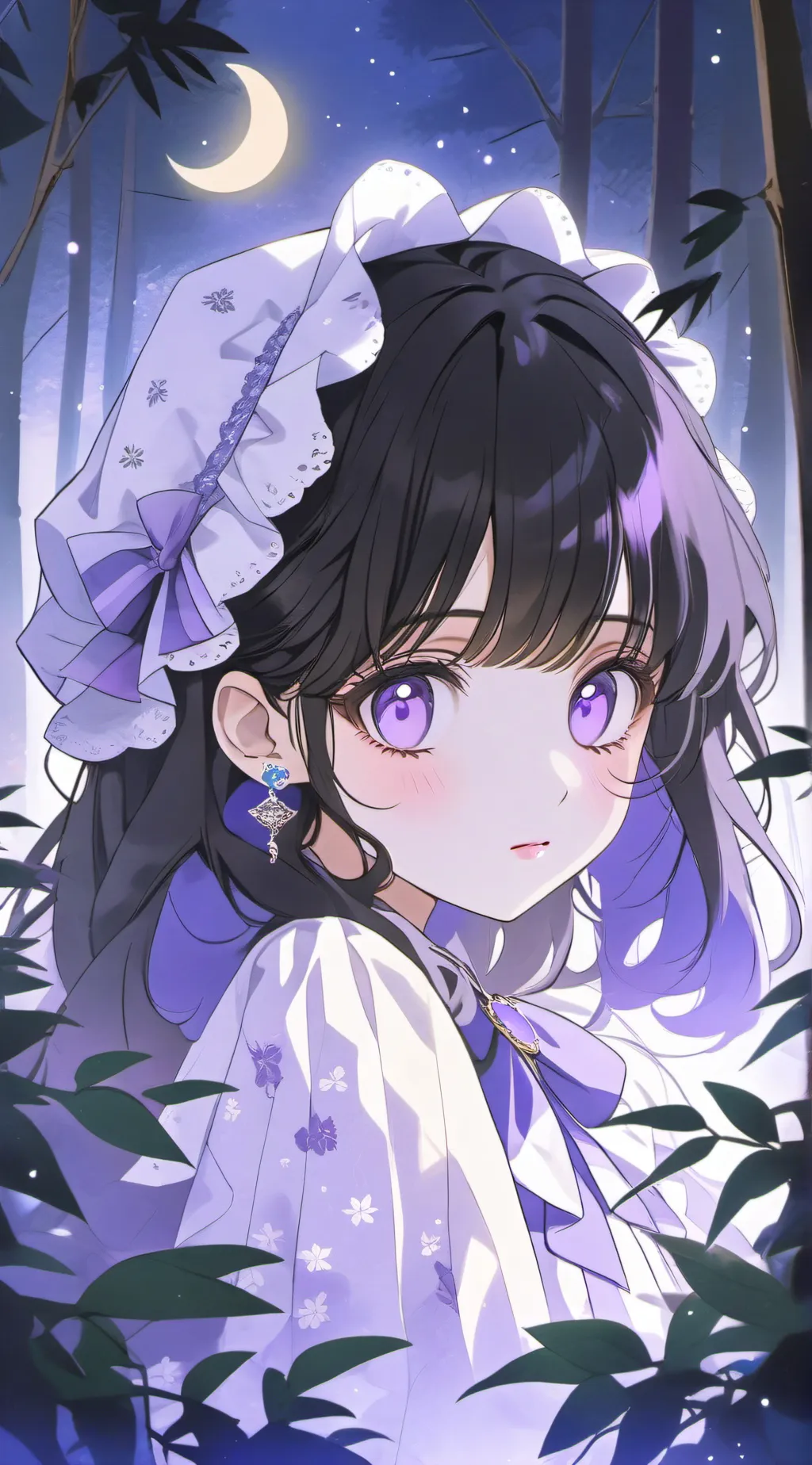 ai character: Luna background