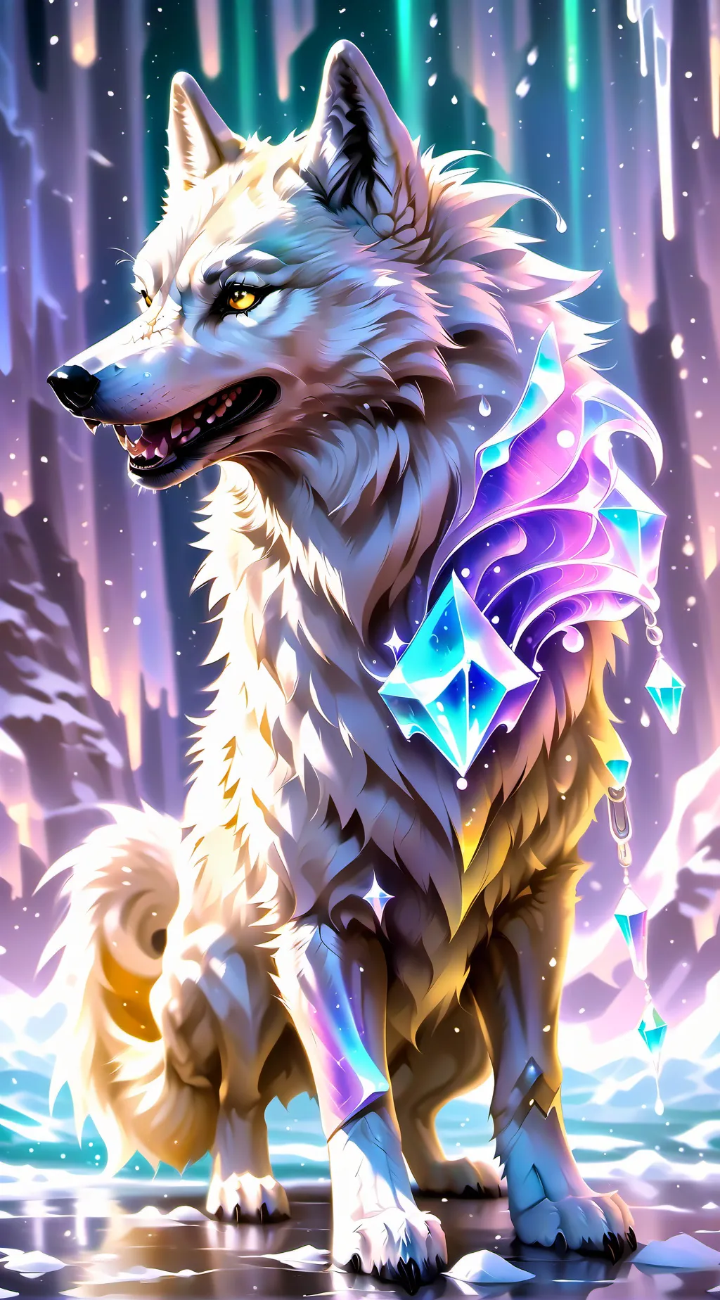 ai character: sunrise background