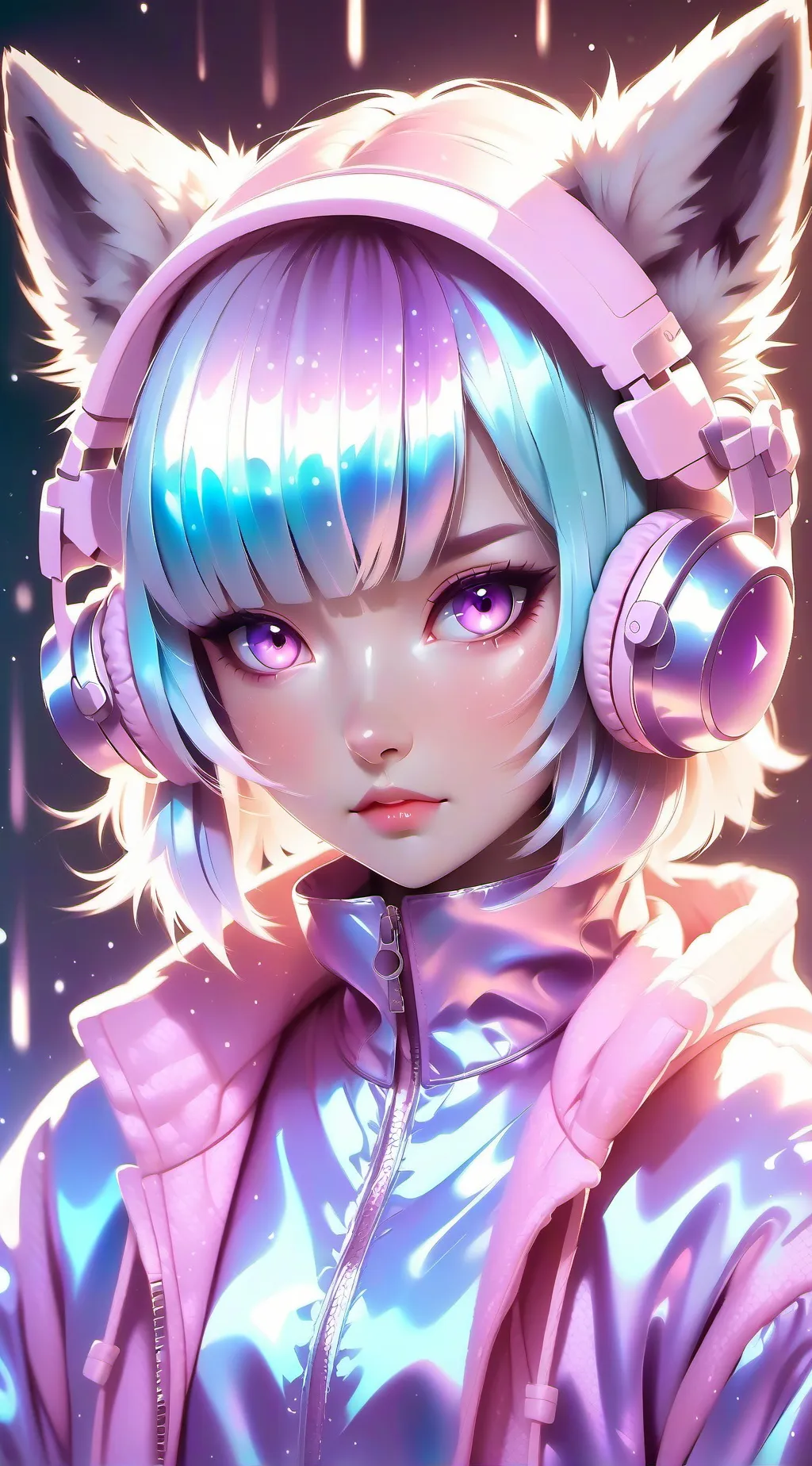 ai character: Bubblegum background