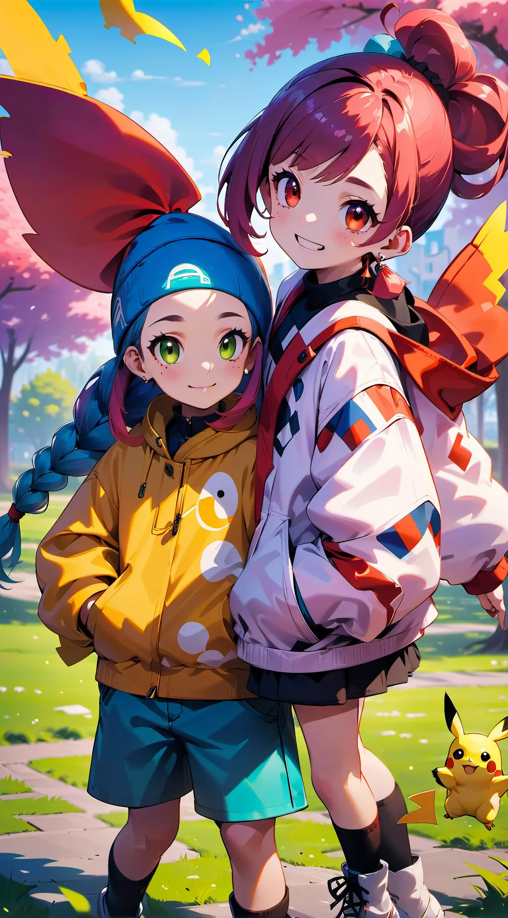 ai character: Caroline warmsly  background