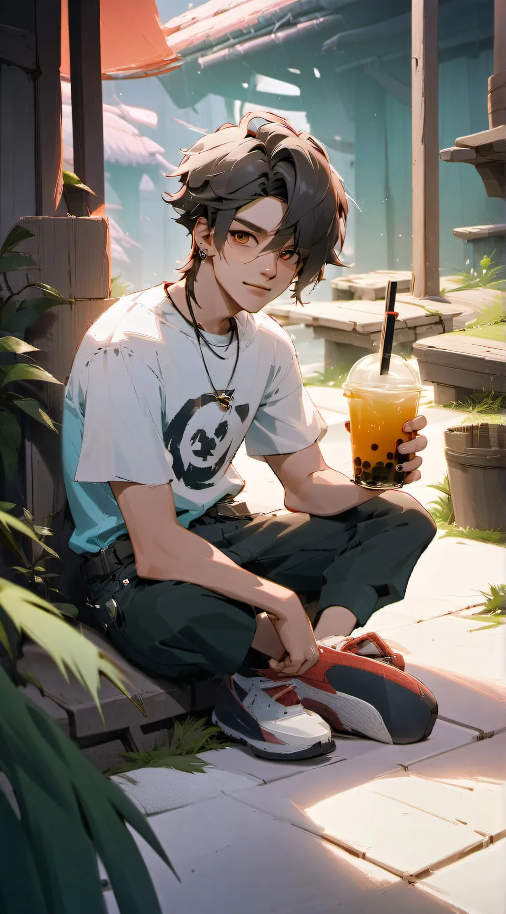 ai character: Jake  background