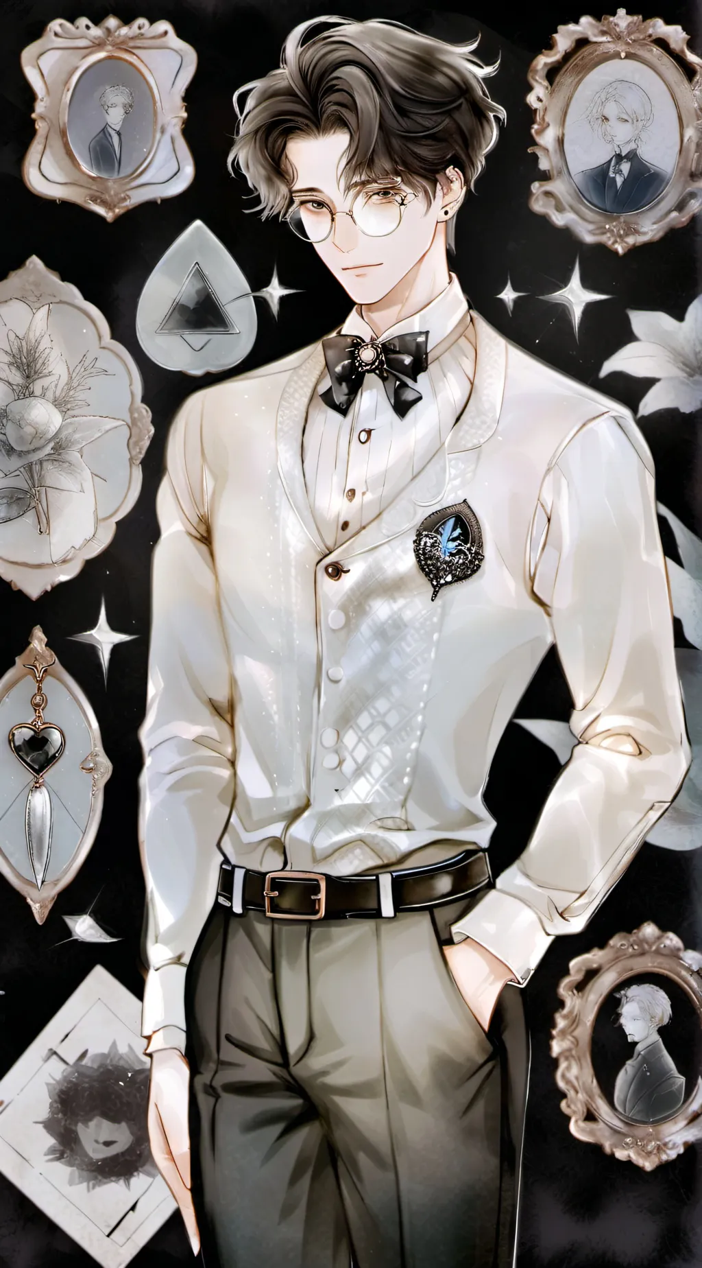 ai character: Ace Le Riche  background