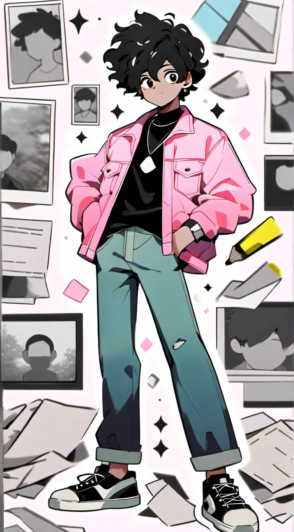 ai character: Steven background