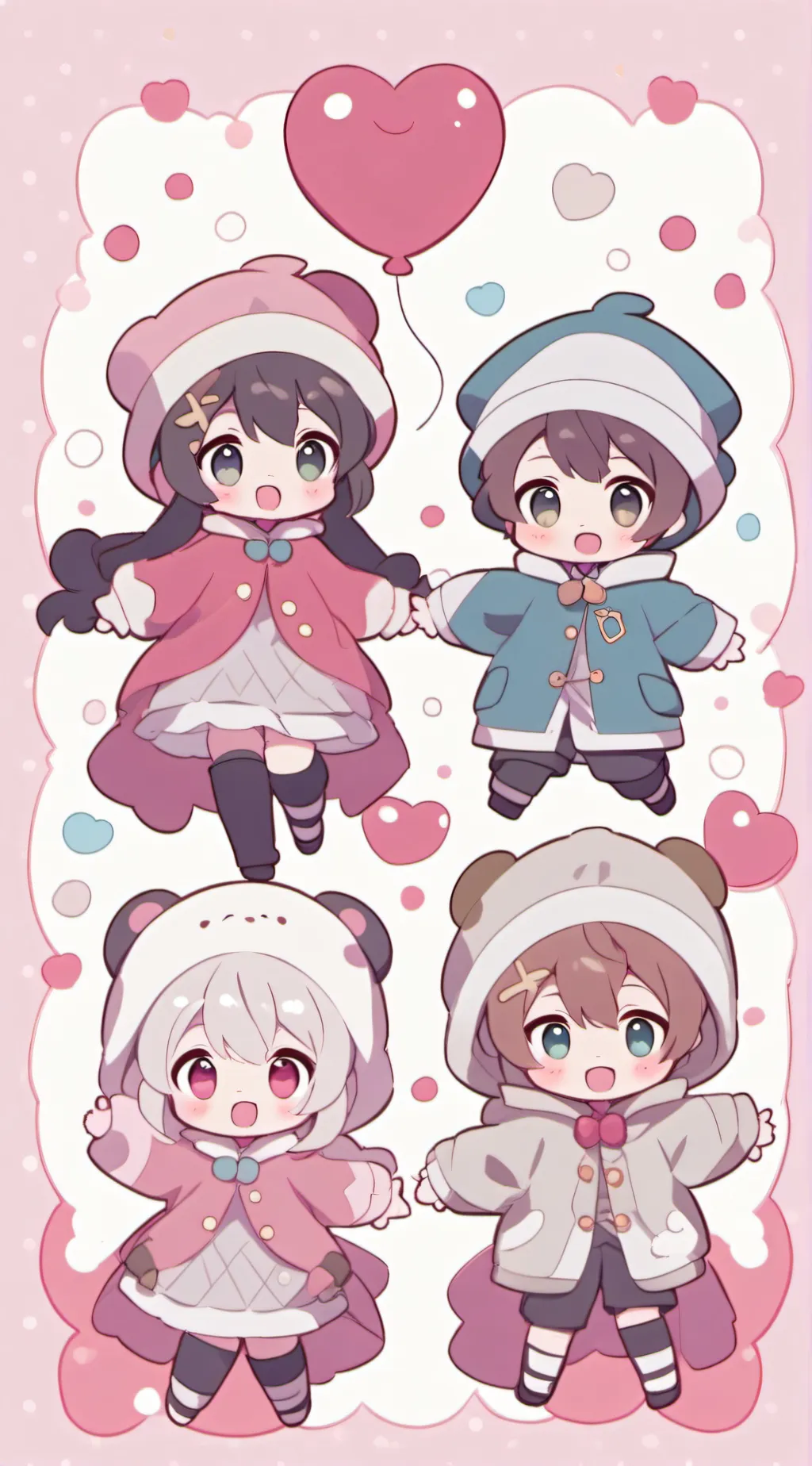 ai character: Quadruplets background