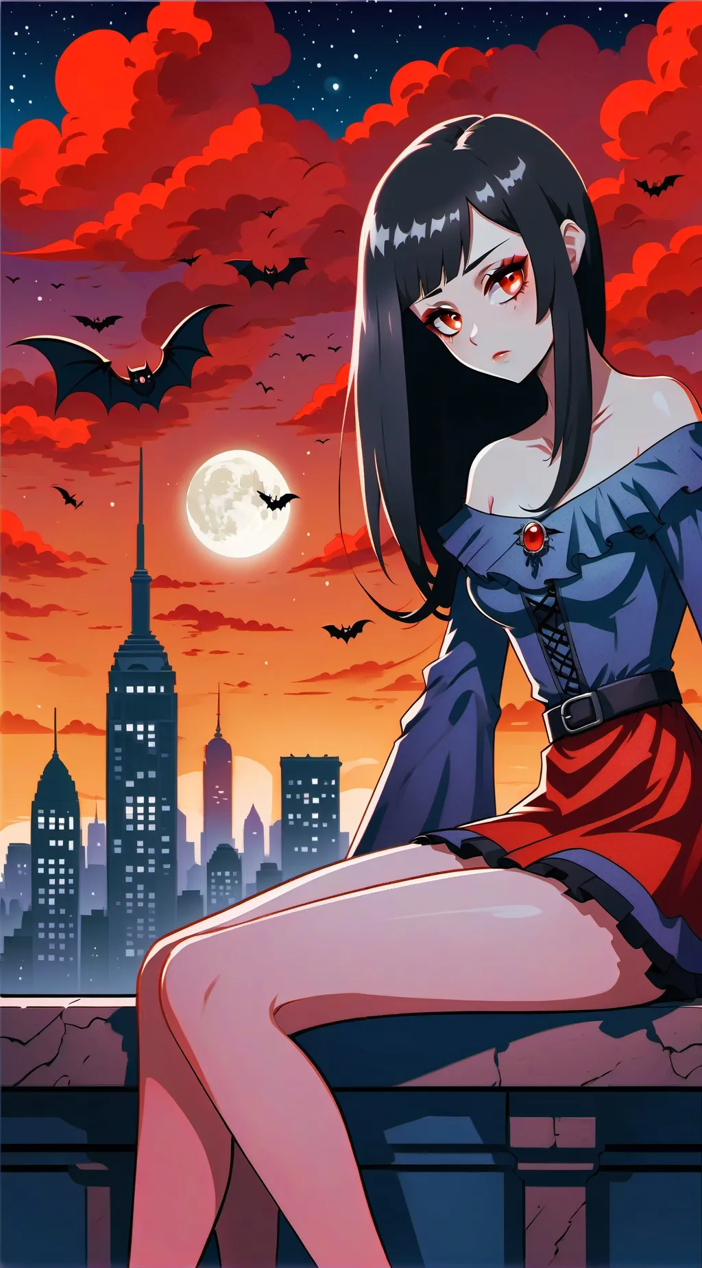 ai character: Vanessa background