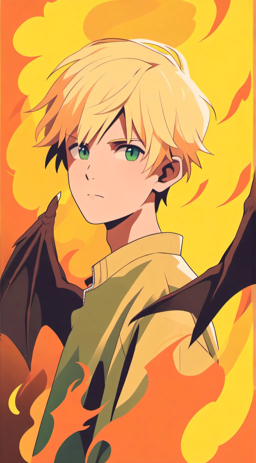 ai character: Spark (my OC) background