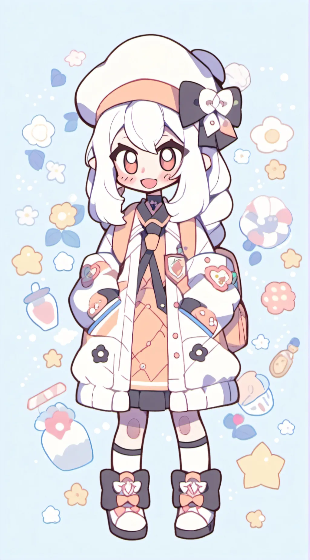 ai character: hh back in time  background