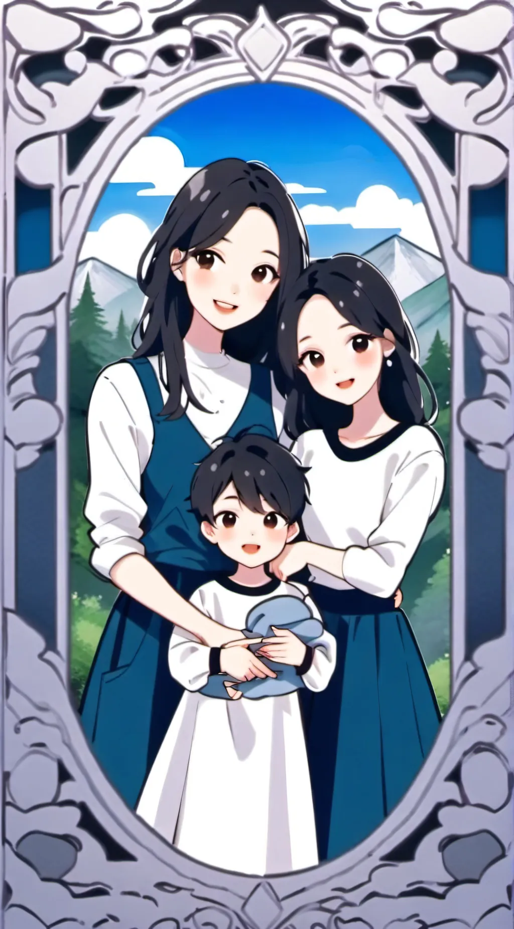 ai character: Family  background