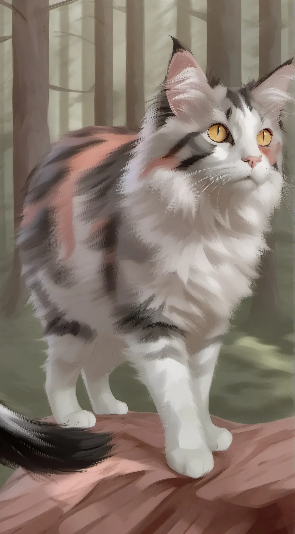 ai character: Mapleleaf background