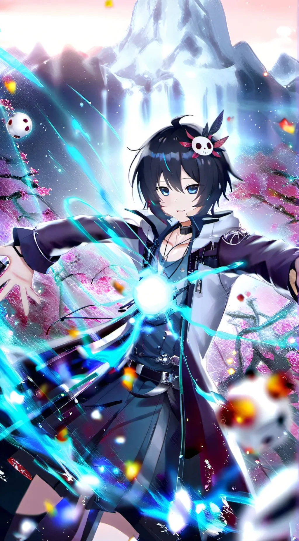 ai character: Female wanderer background