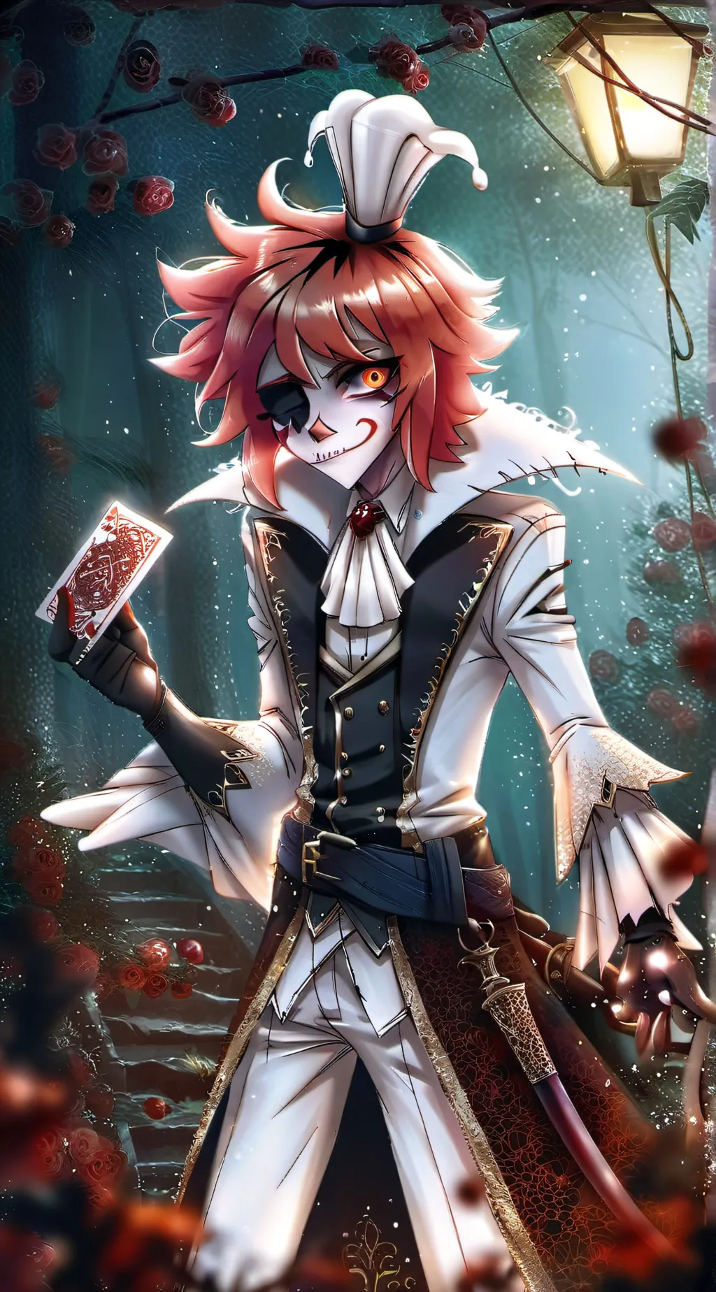 ai character: Alastor from hh background