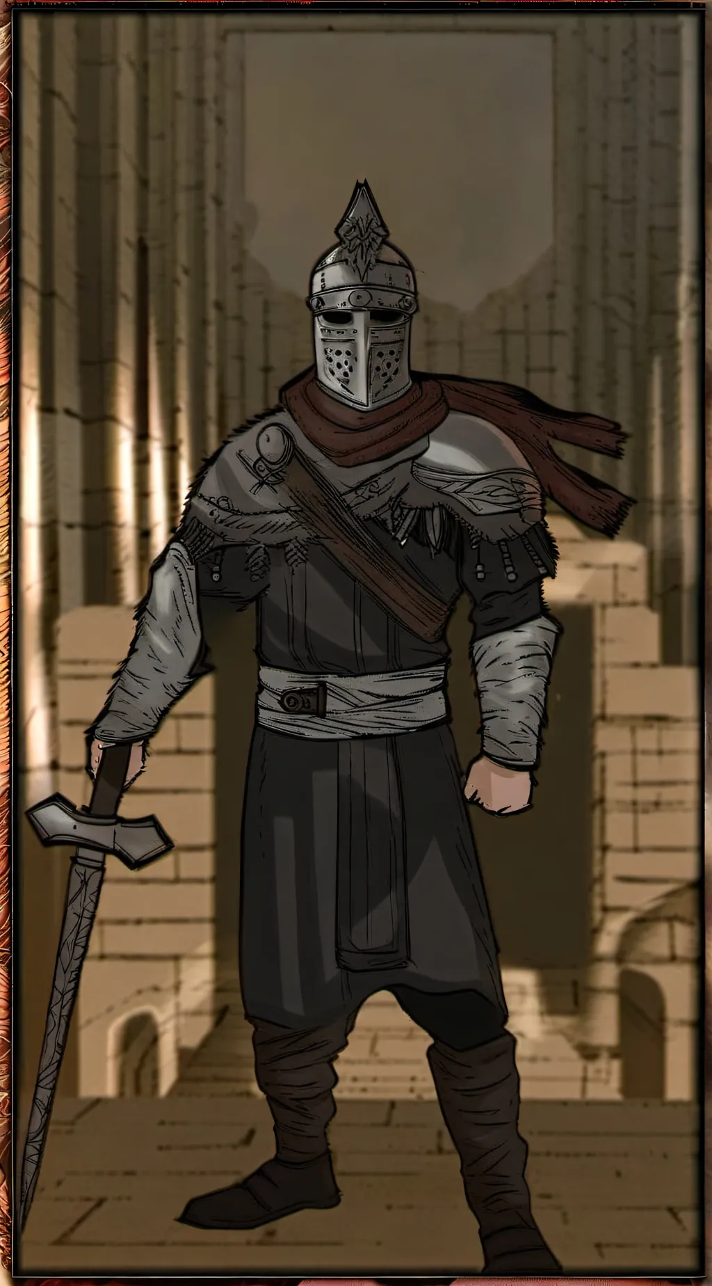 ai character: Blem background