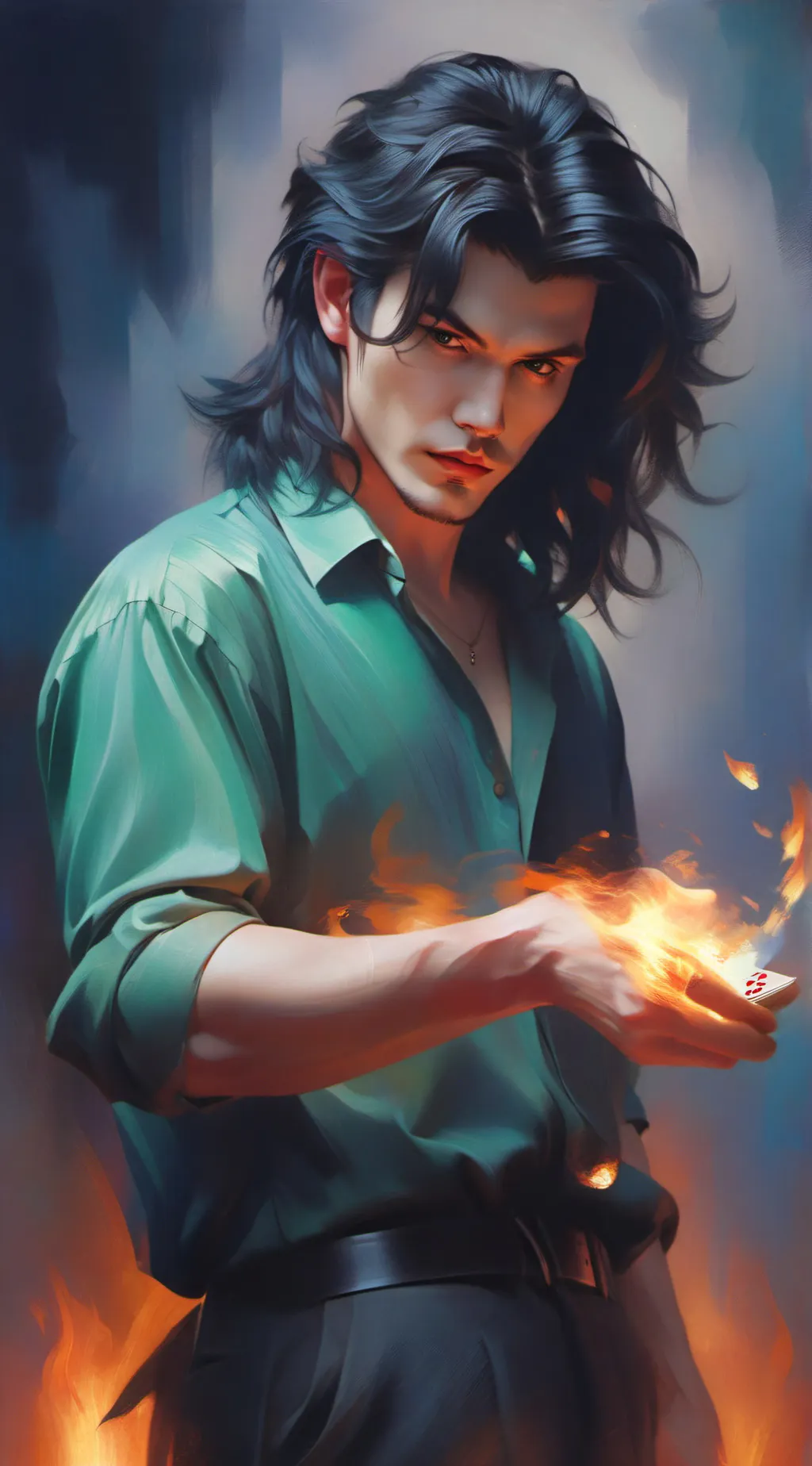 ai character: Corvus background