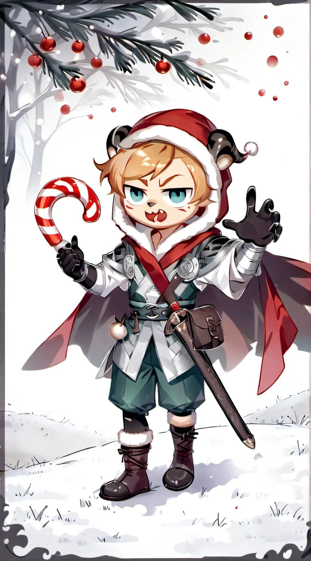 ai character: Crk X Duolingo background