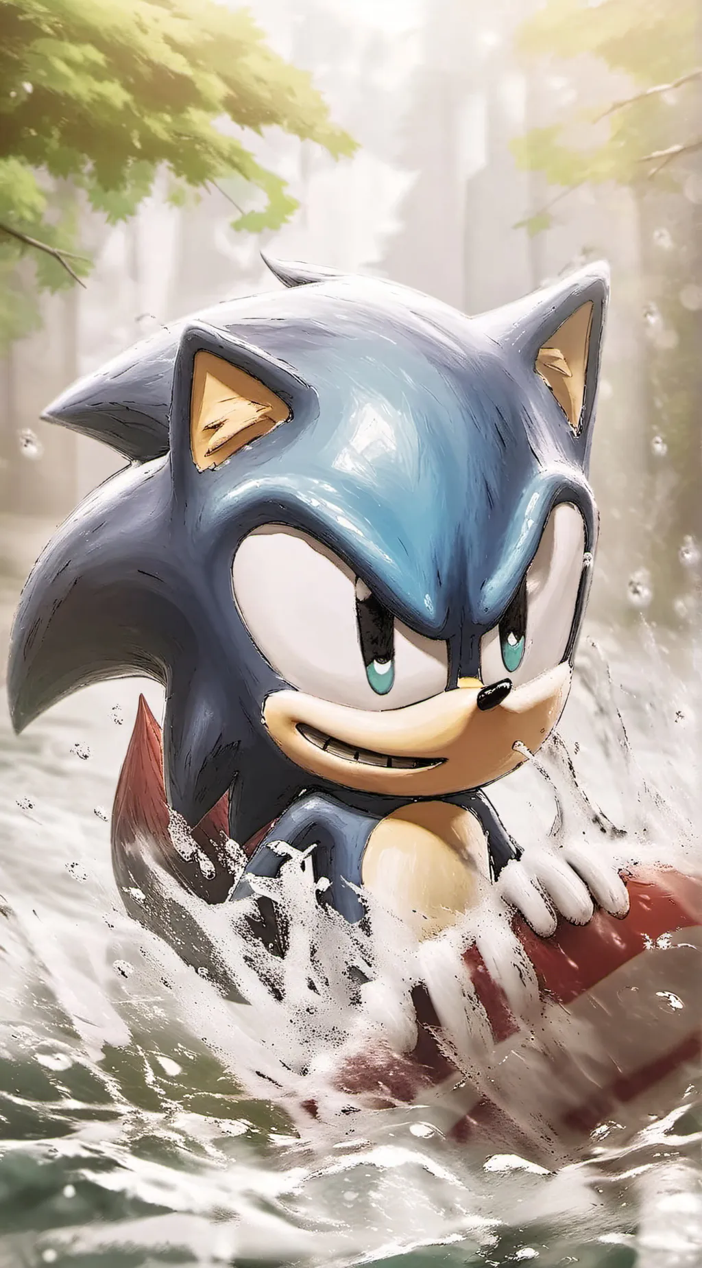 ai character: Sonic x tails background