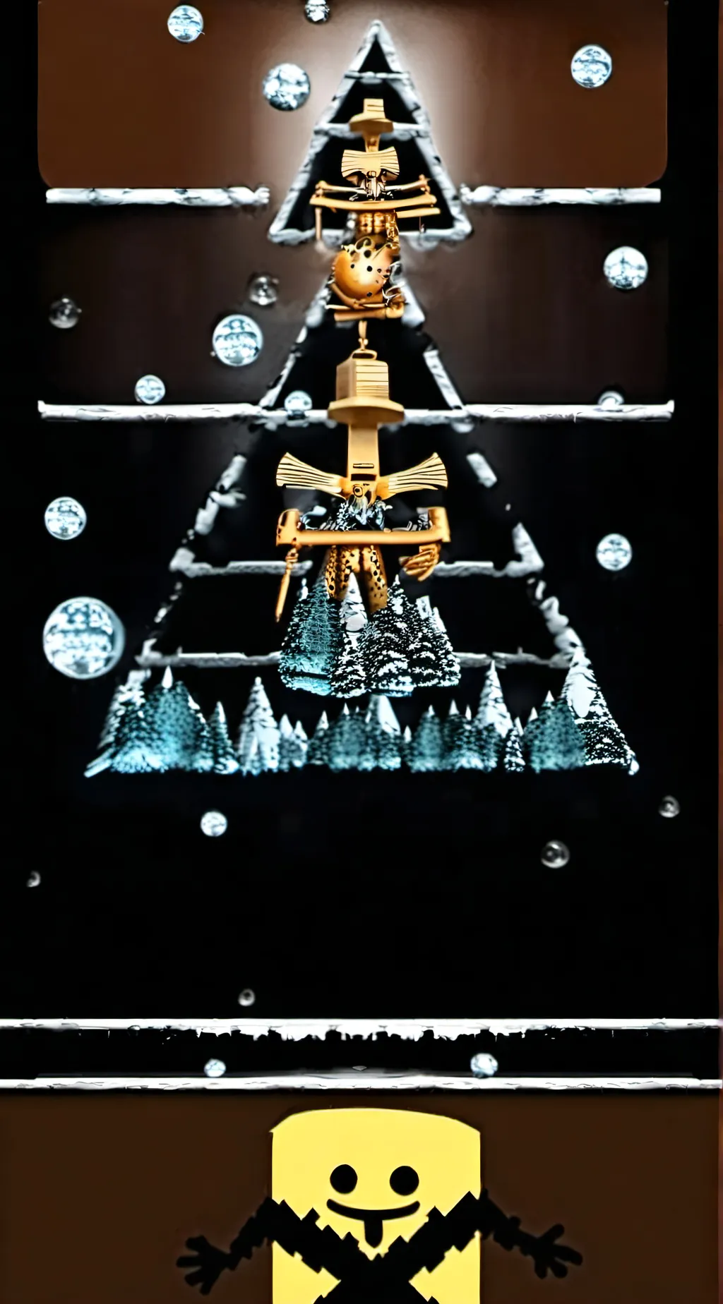 ai character: Bill cipher  background