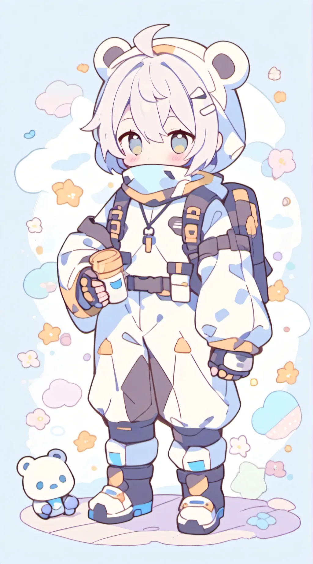 ai character: Training dummy background