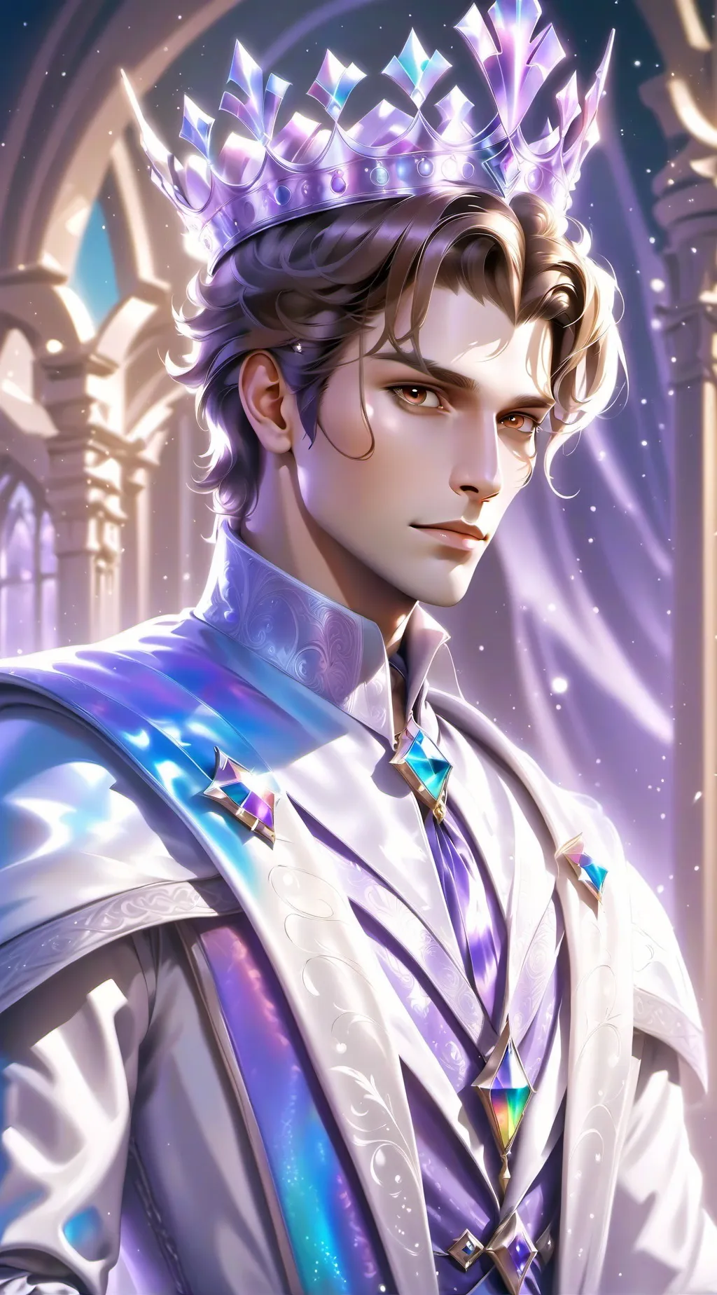 ai character: King Damien background