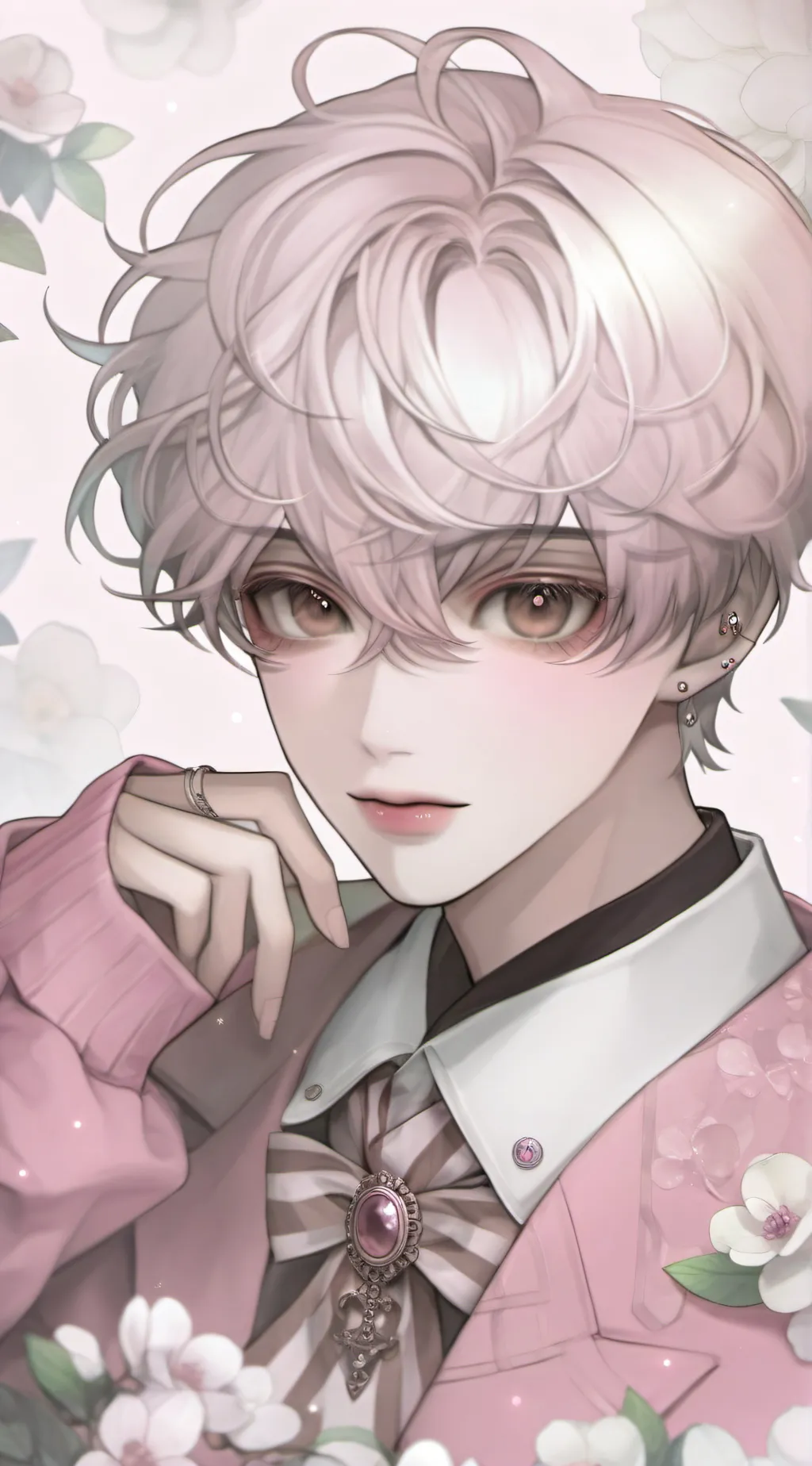 ai character: Macaroon  background