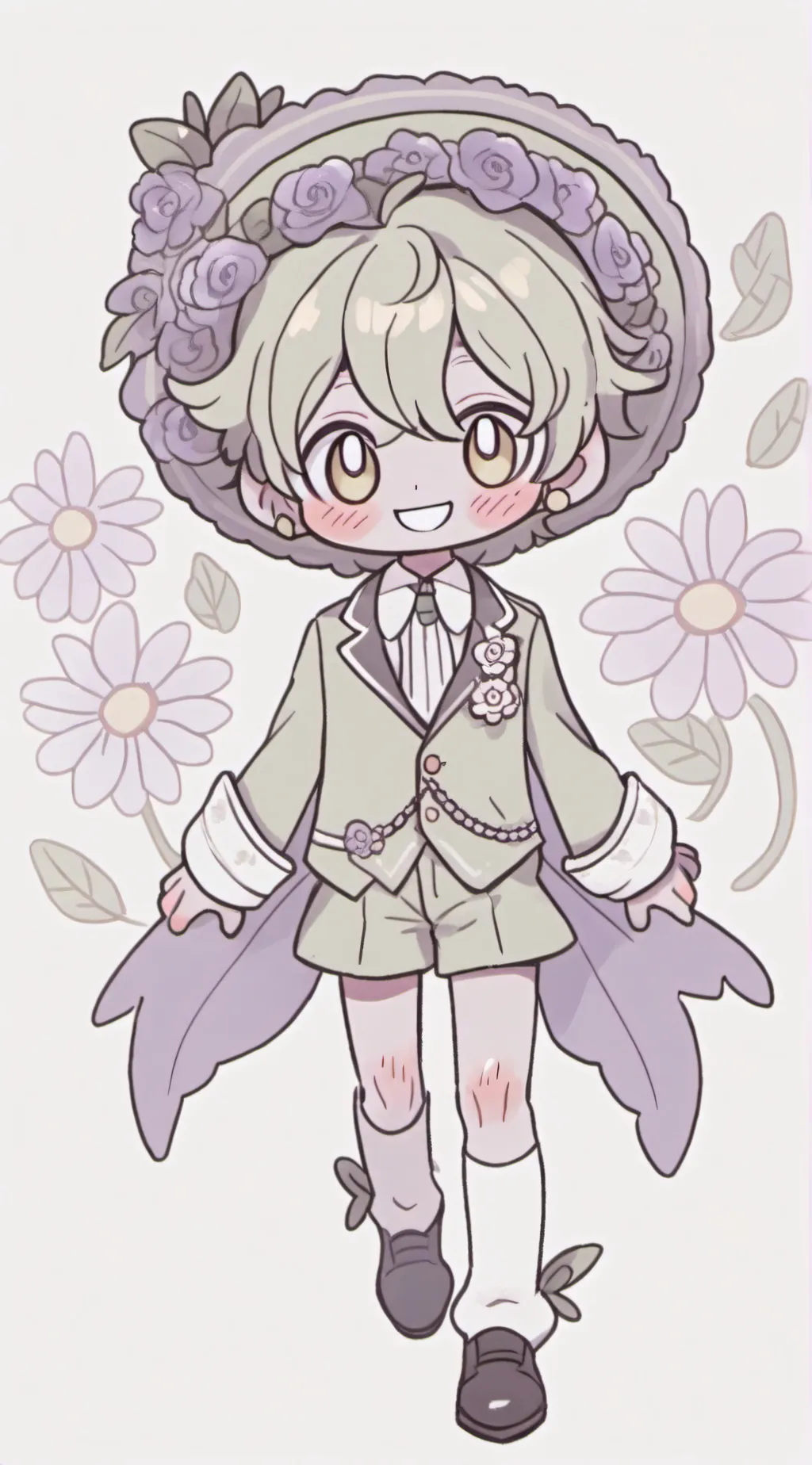 ai character: Glisten ￼ background