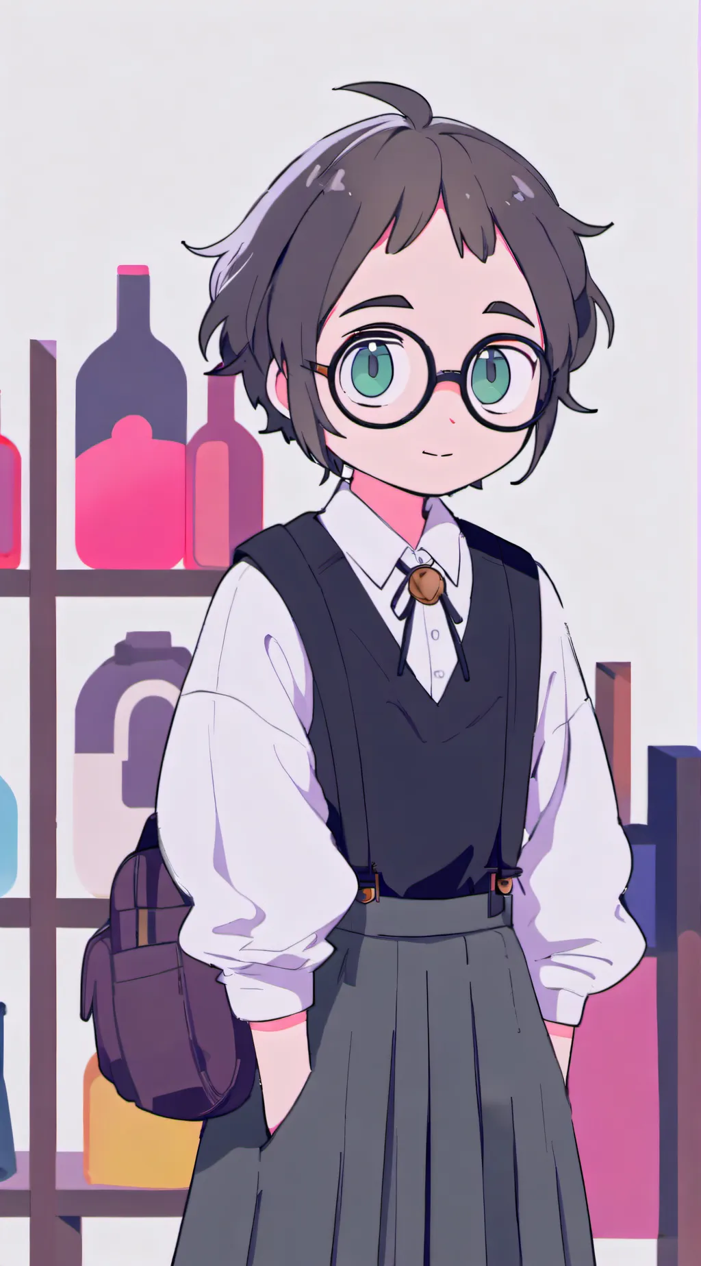 ai character: Harry Potter  background