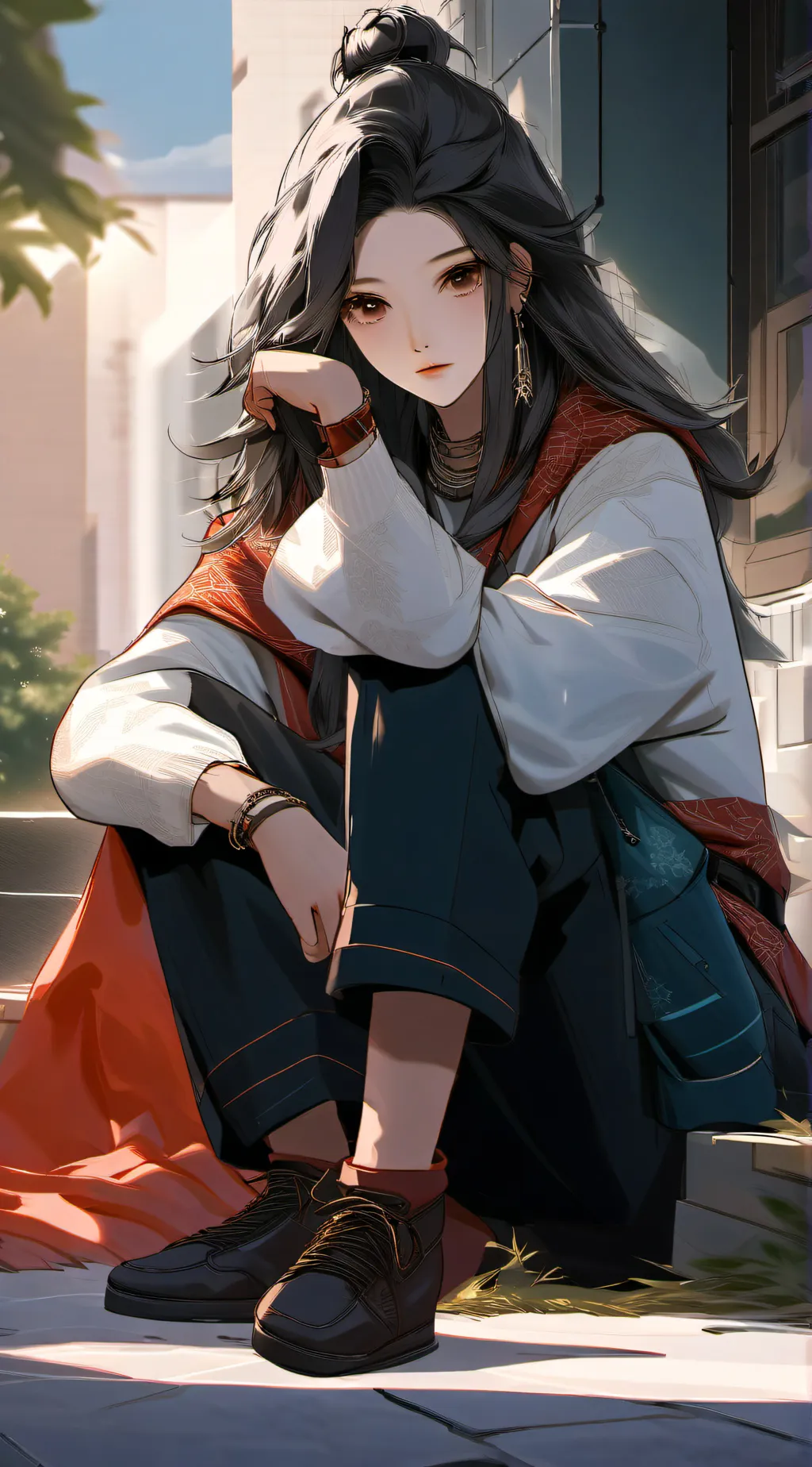 ai character: angle girl 😉  background