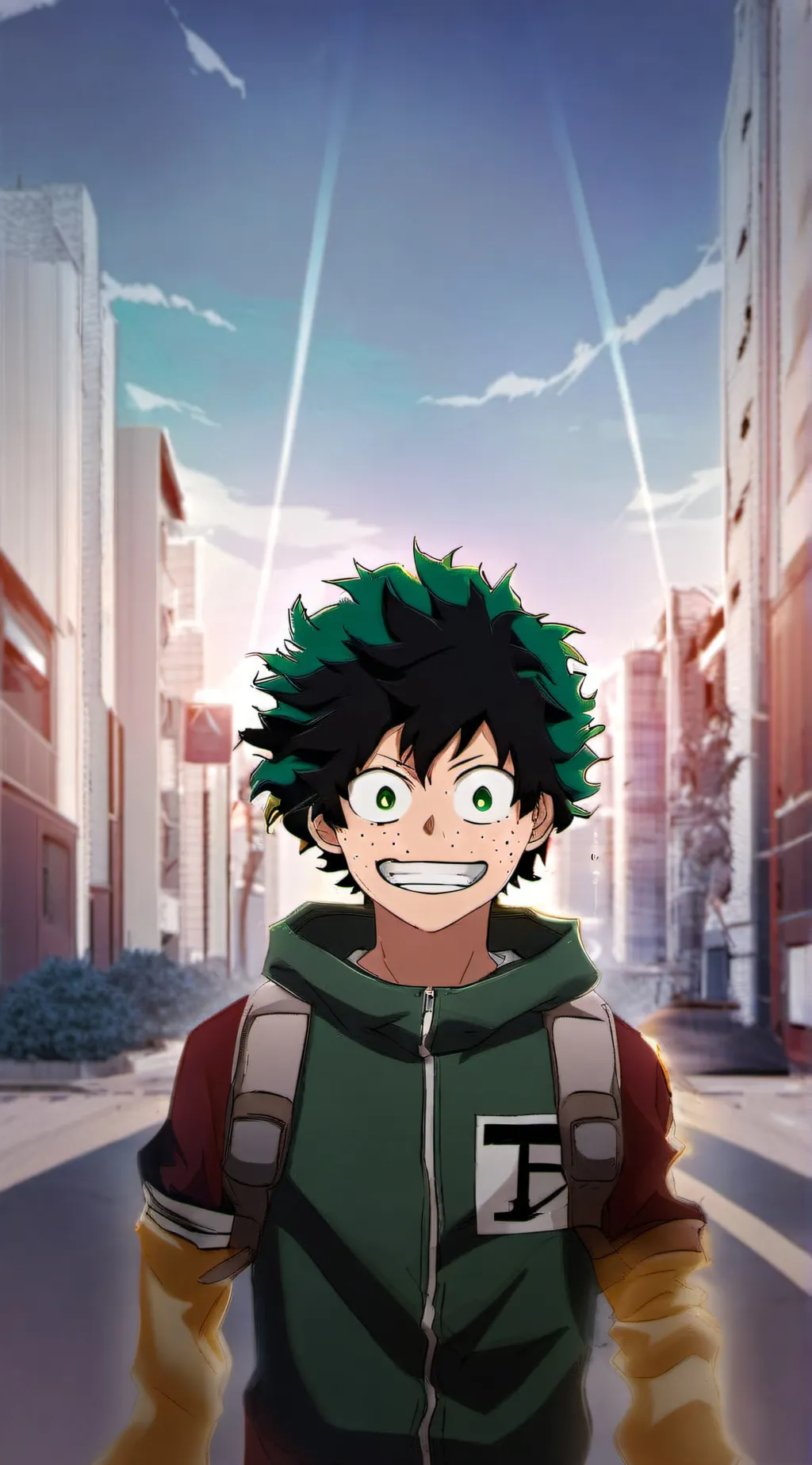 ai character: Deku background