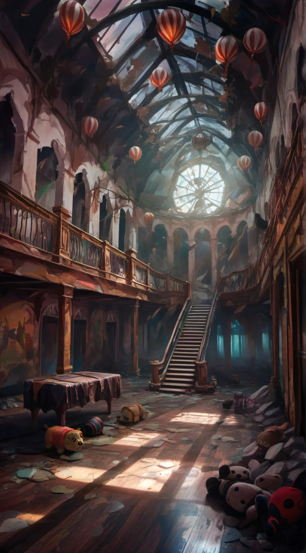 ai character: toys lurk background