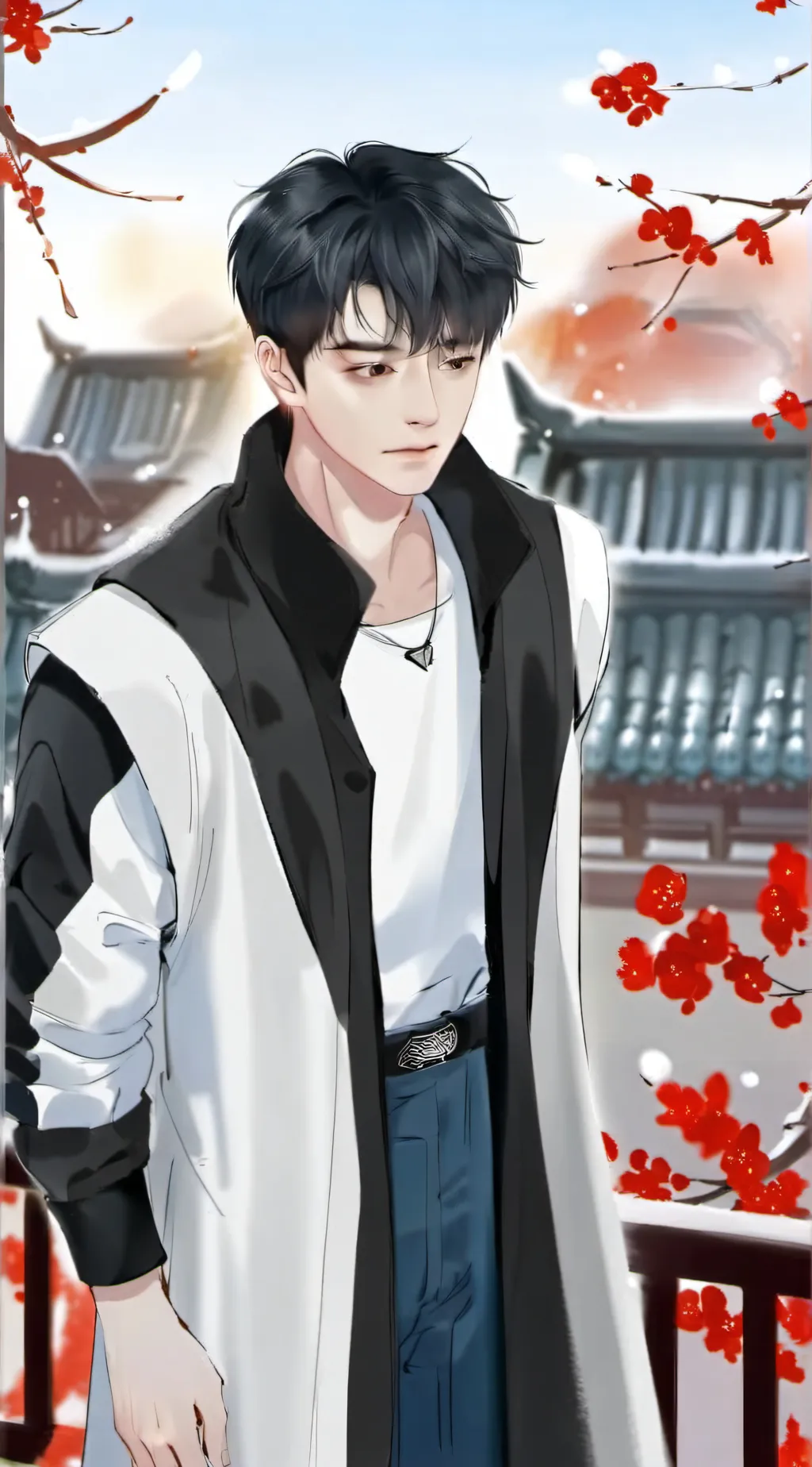 ai character: Xiao Zhan  background