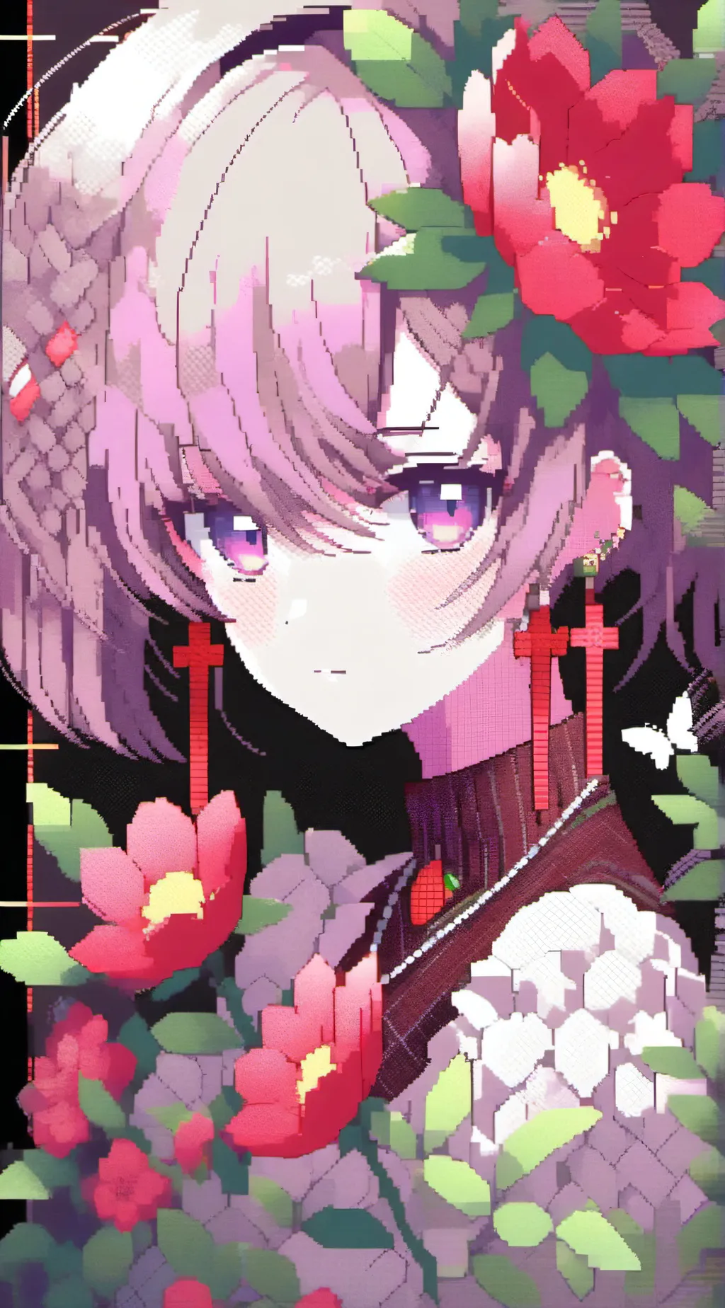 ai character: sonica and shadina background