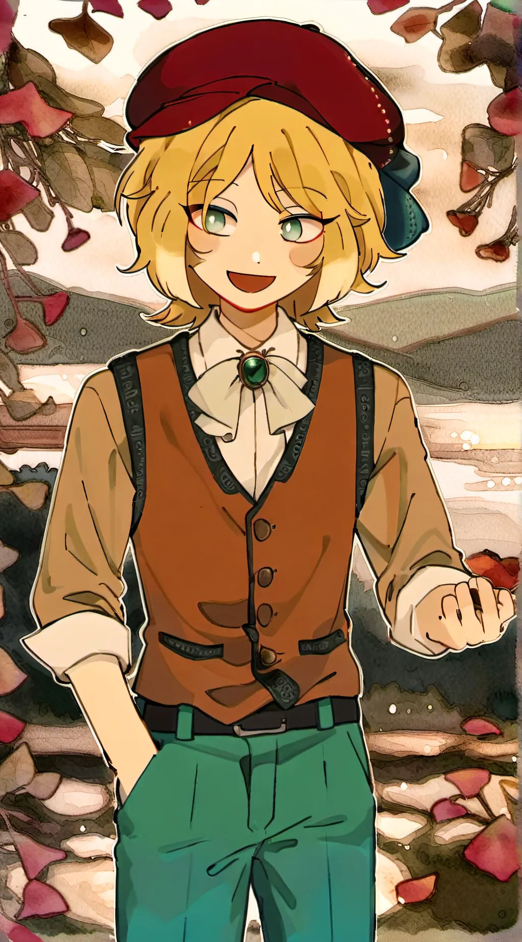 ai character: ☕️Pip🇬🇧 background