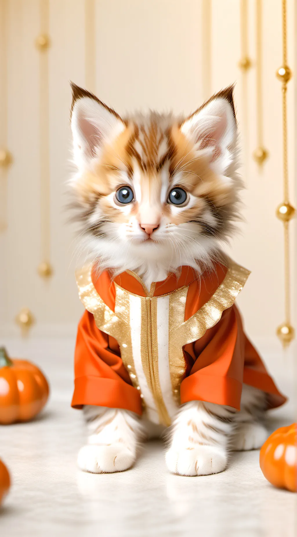 ai character: The cat and gf background