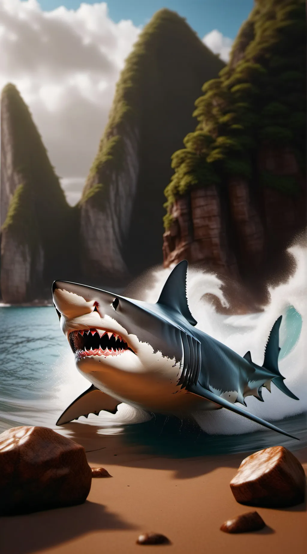 ai character: Jaws 3 (1983) background