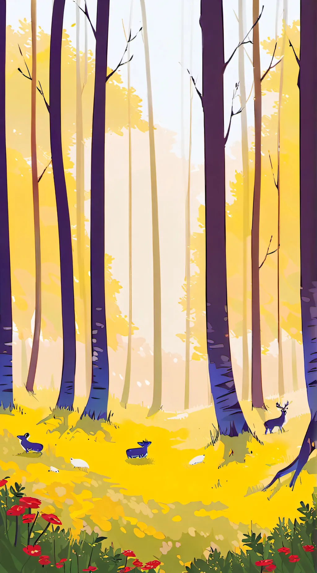 ai character: GF pass the phone background