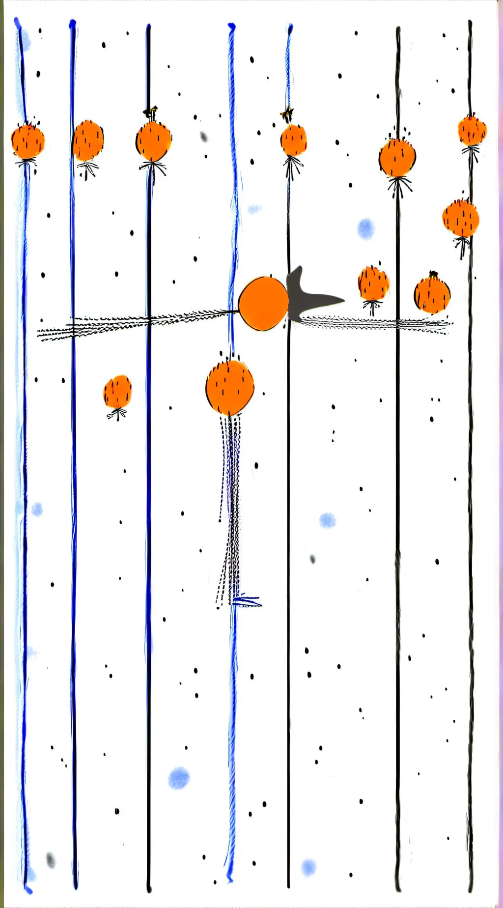 ai character: king orange background