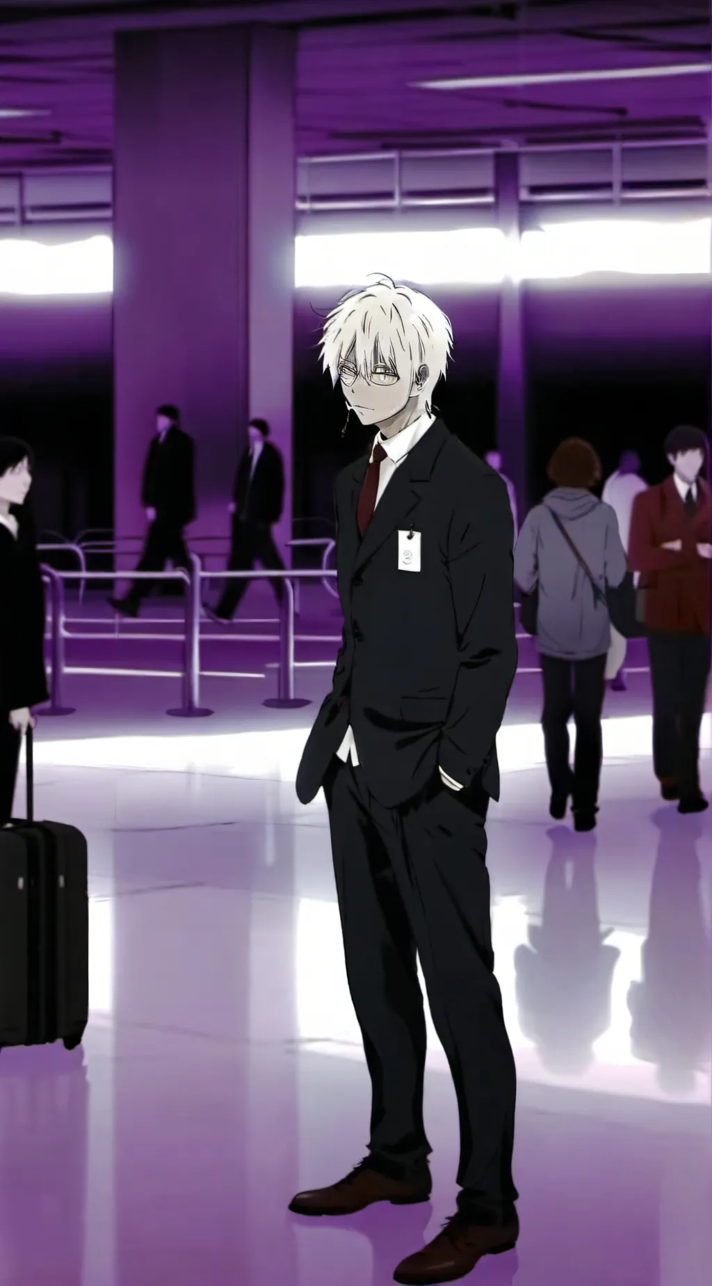 ai character: GOJO background