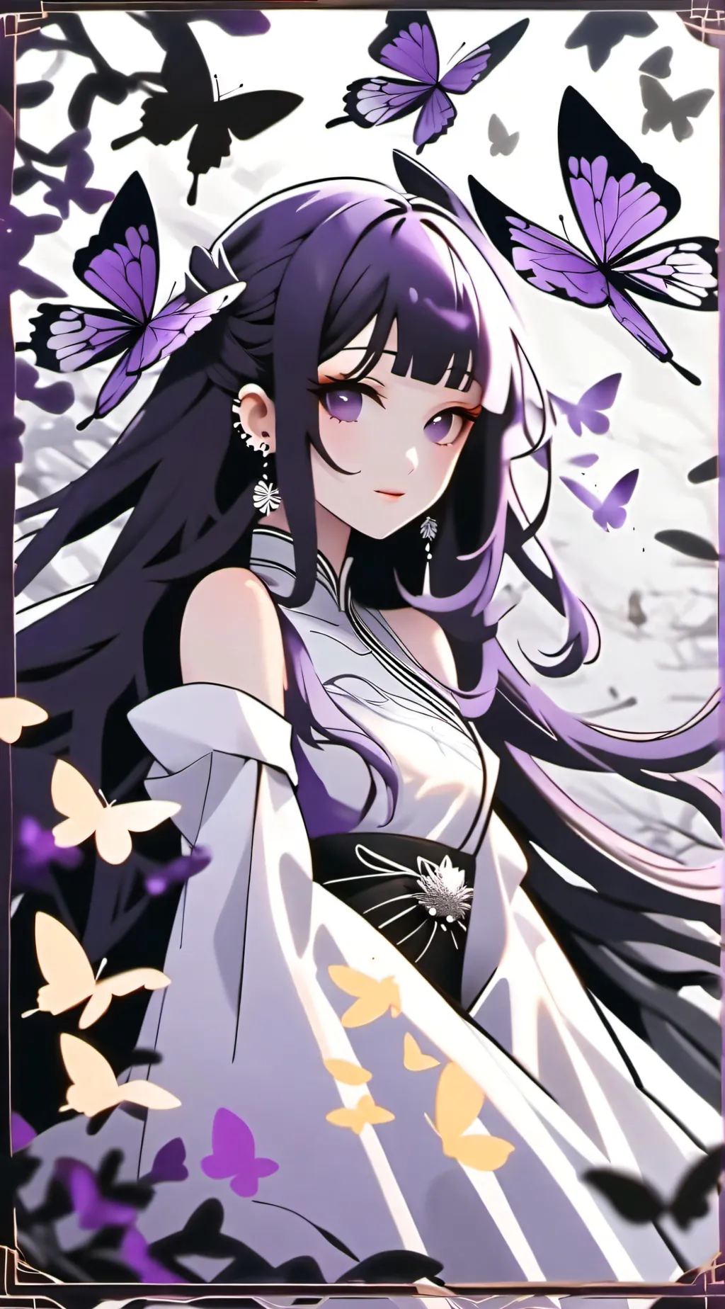 ai character: Shinobu💜💜💜 background