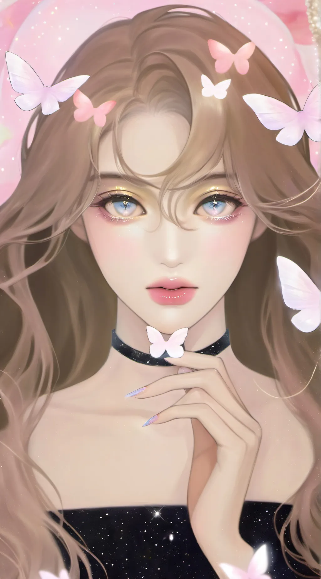 ai character: Lily  background