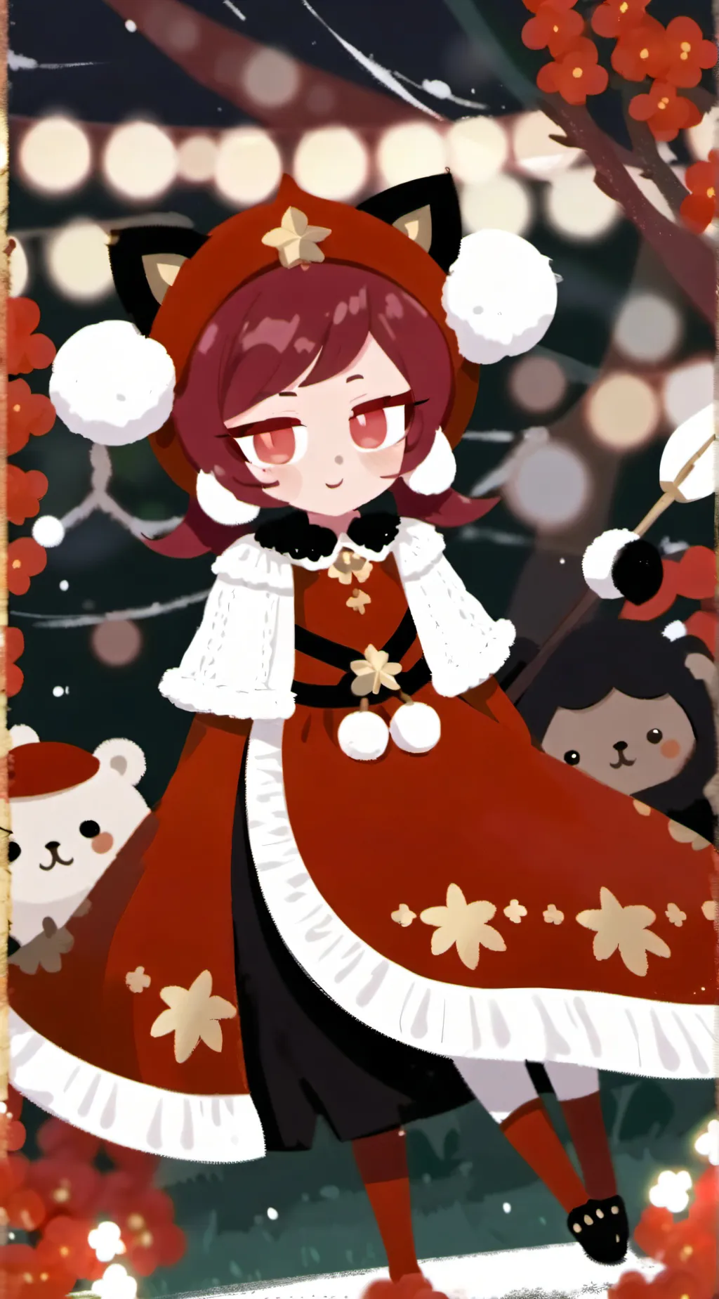 ai character: rosey background