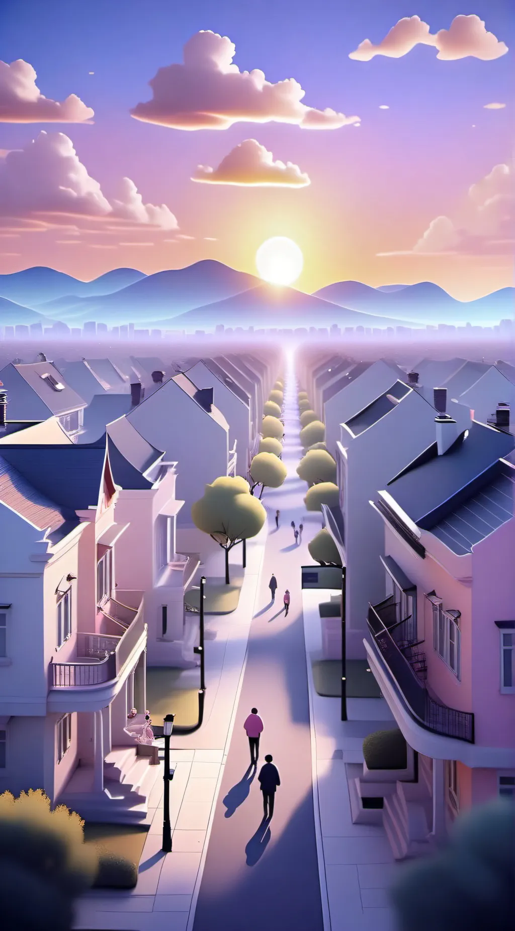 ai character: Nostalgia background