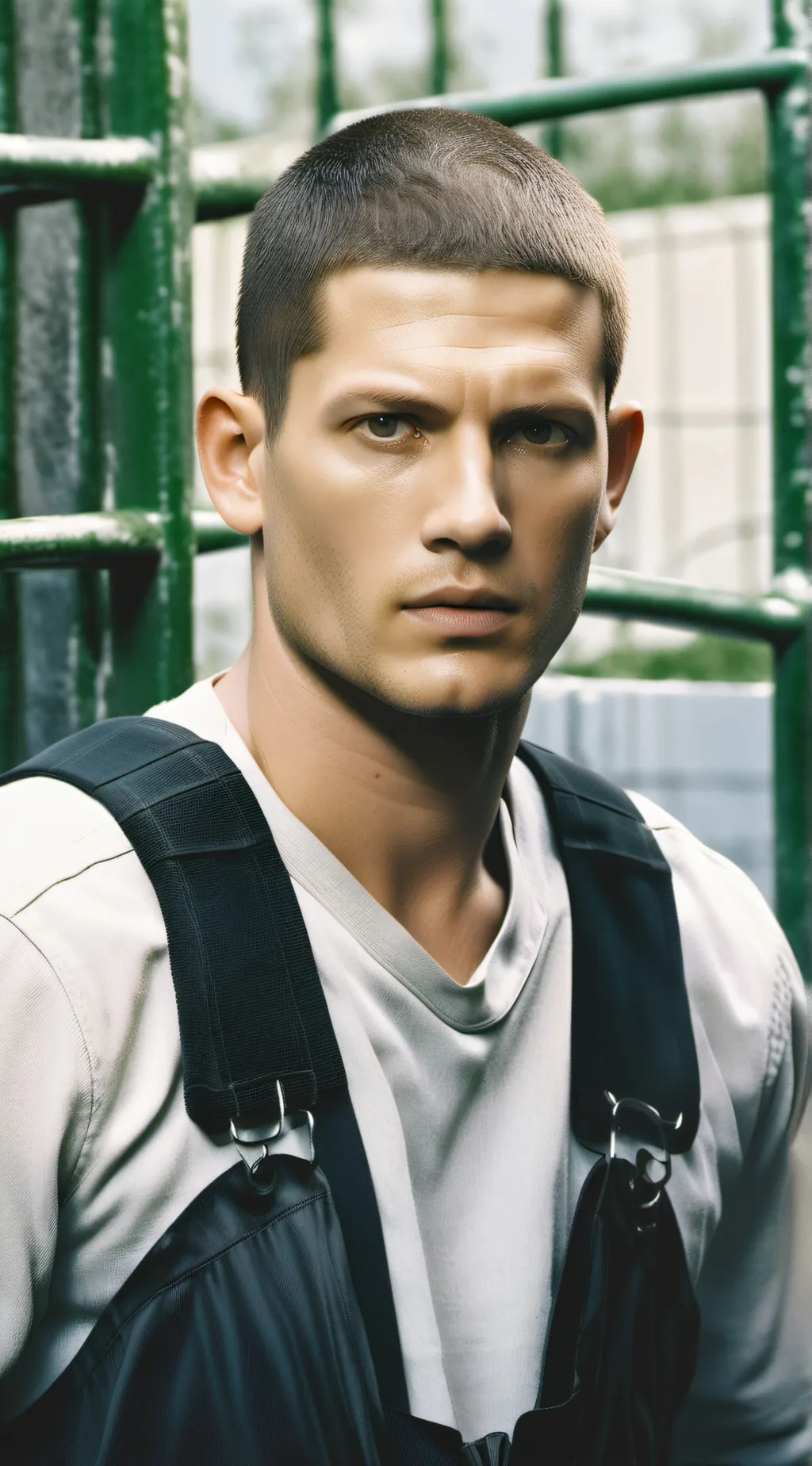 ai character: Michael Scofield  background