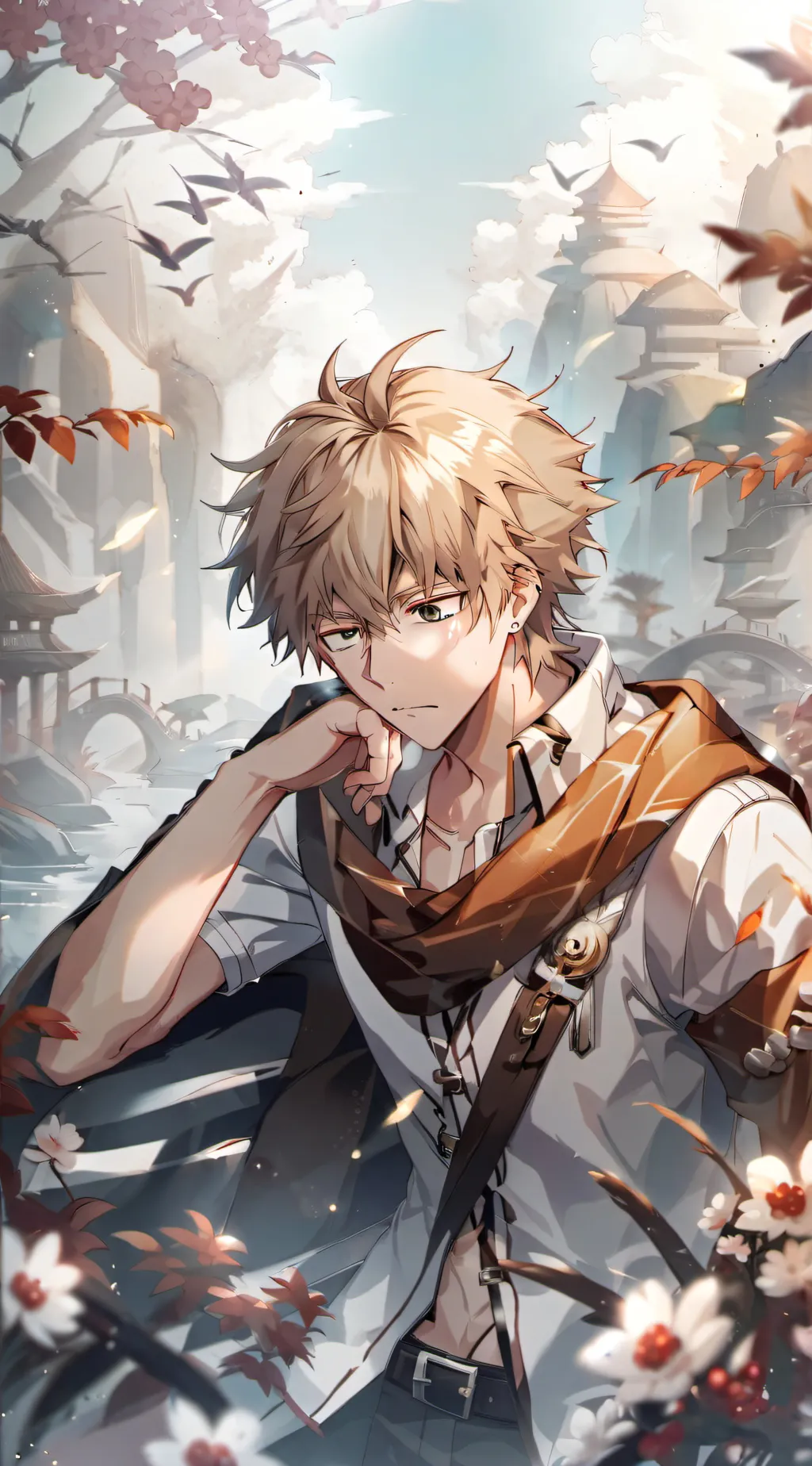 ai character: Bakugoandtodorki background