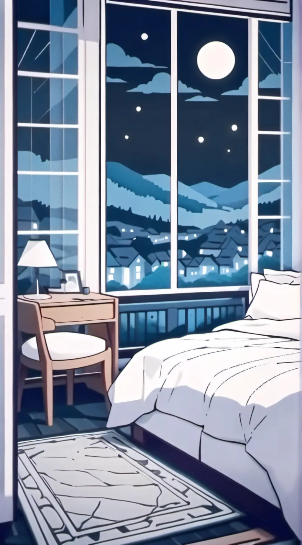 ai character: Mha sleepover! background