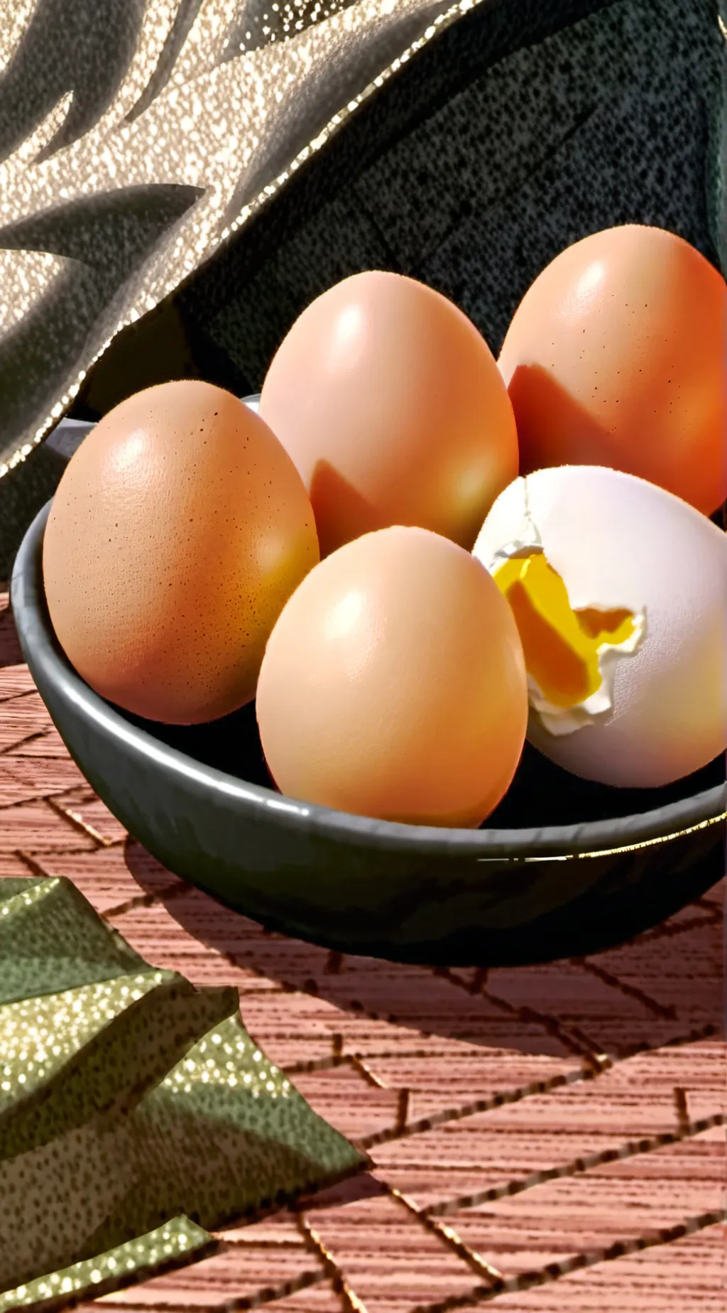 ai character: eggs eggs eggs egg background