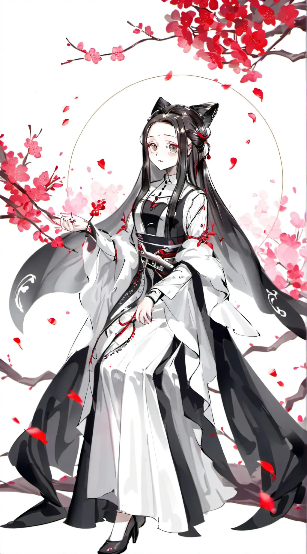 ai character: Demon slayer Karen background