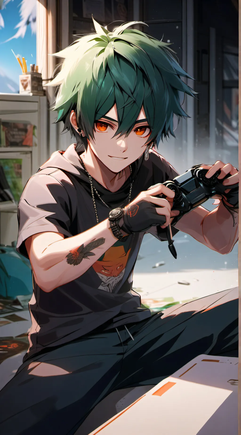 ai character: ben background